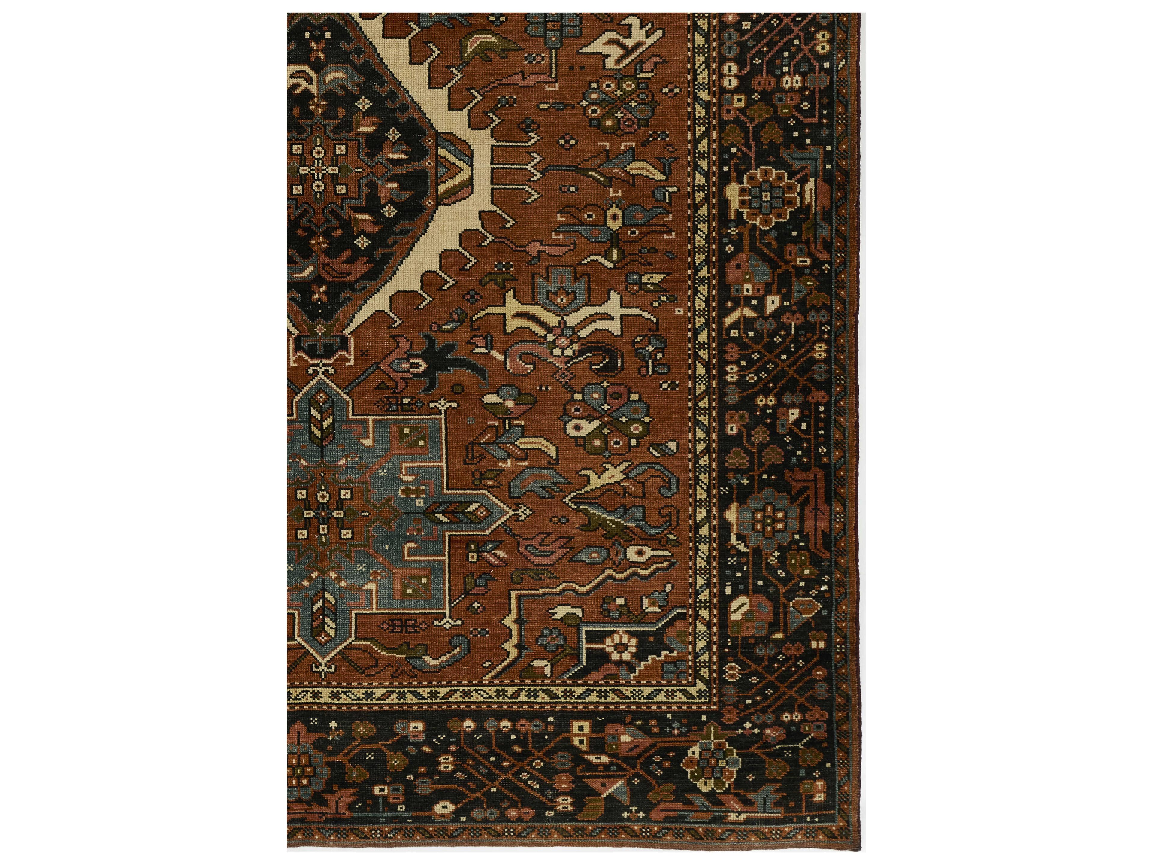 Momeni Karajeh Bordered Runner Area Rug