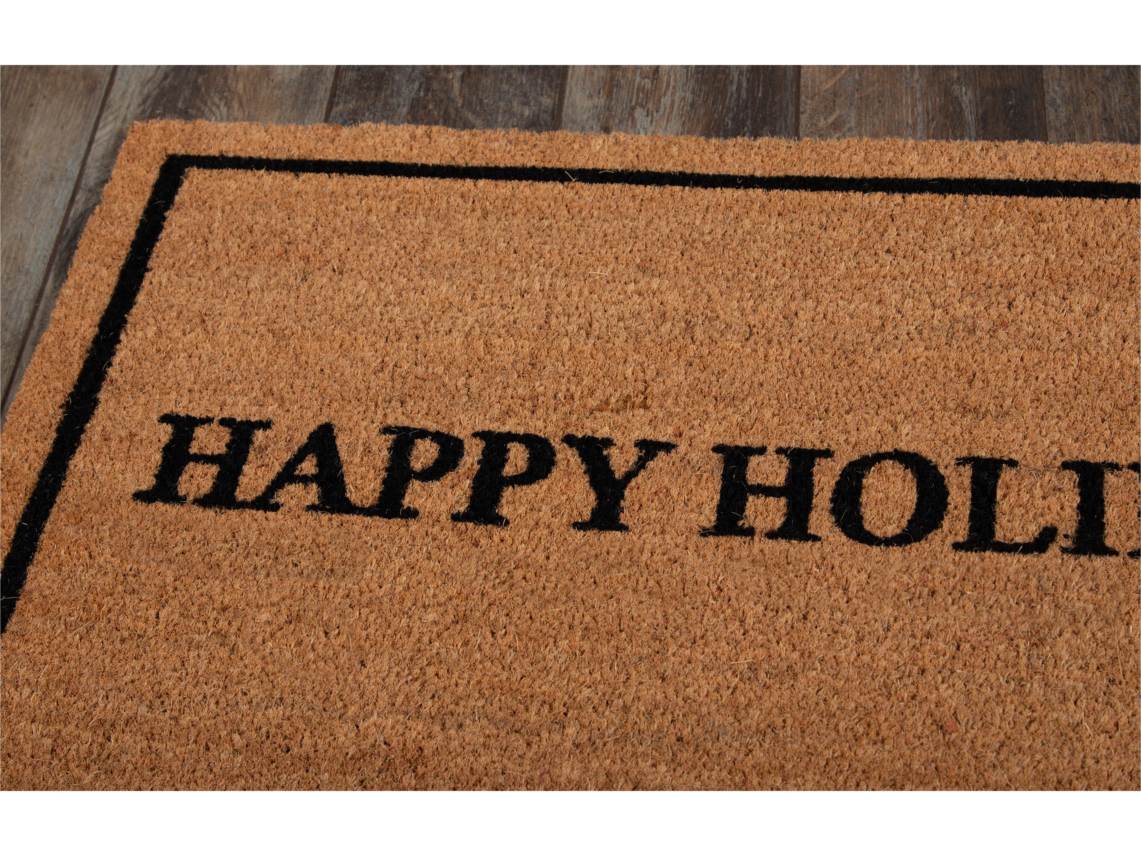 Momeni Park Happy Holidays Doormat