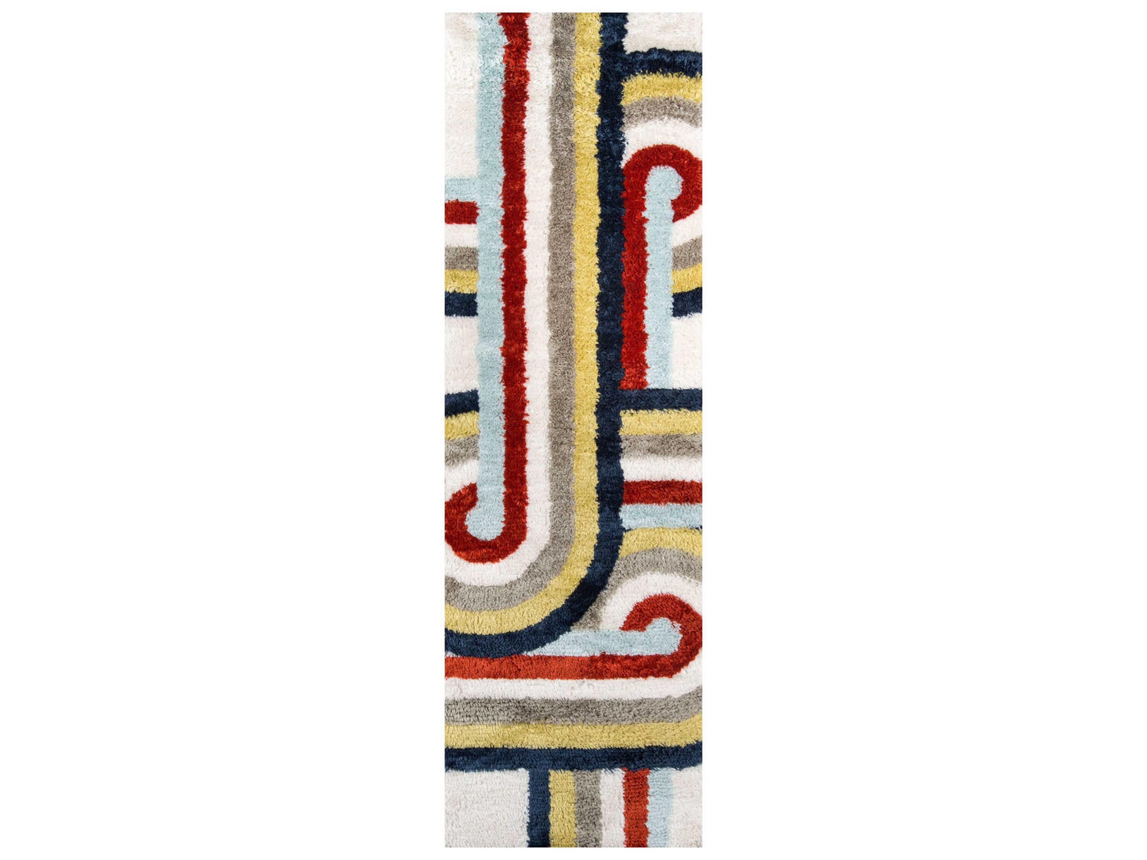 Momeni Retro Shag Geometric Area Rug