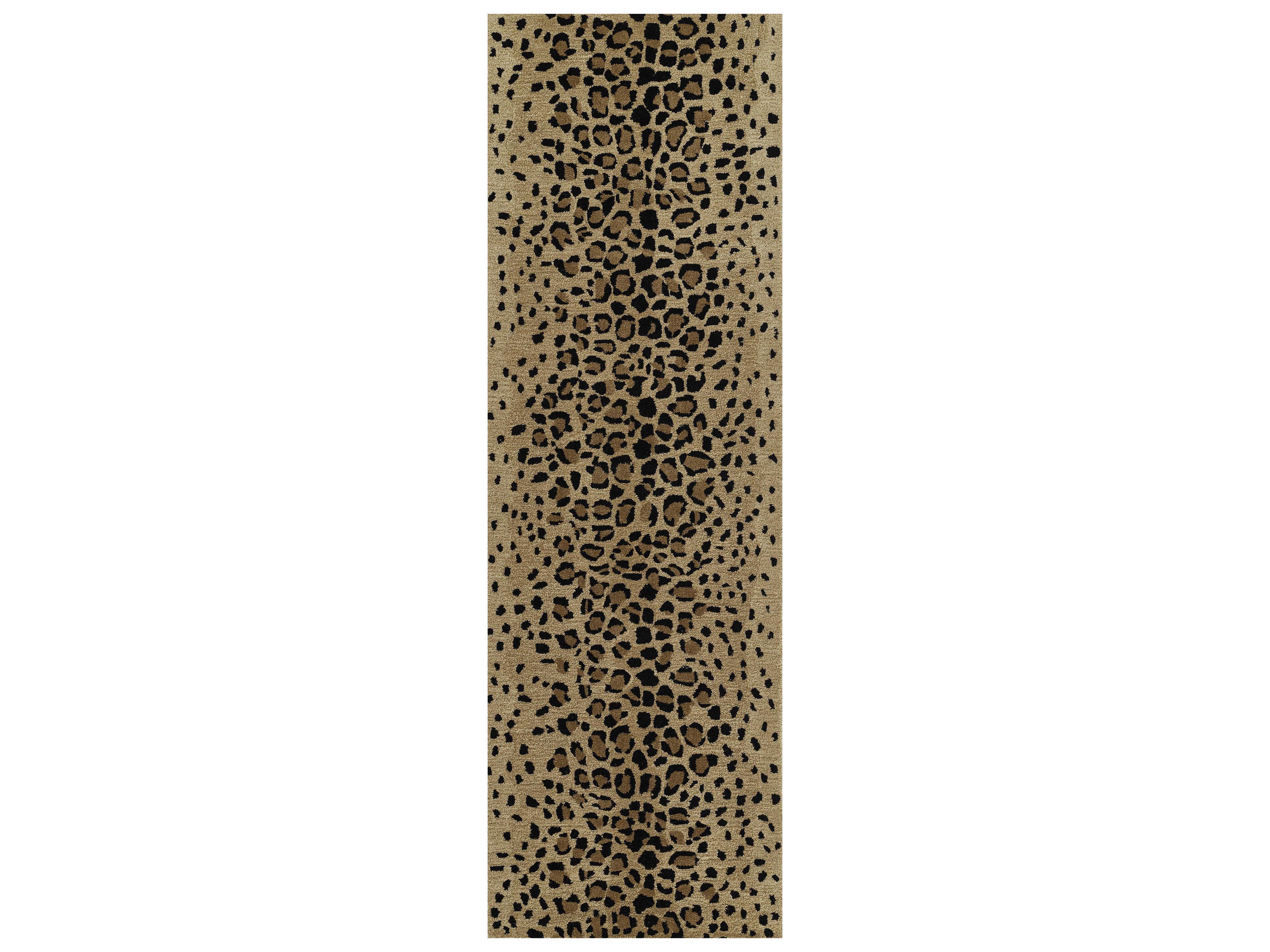 Woodland Animal Prints Runner Area Rug