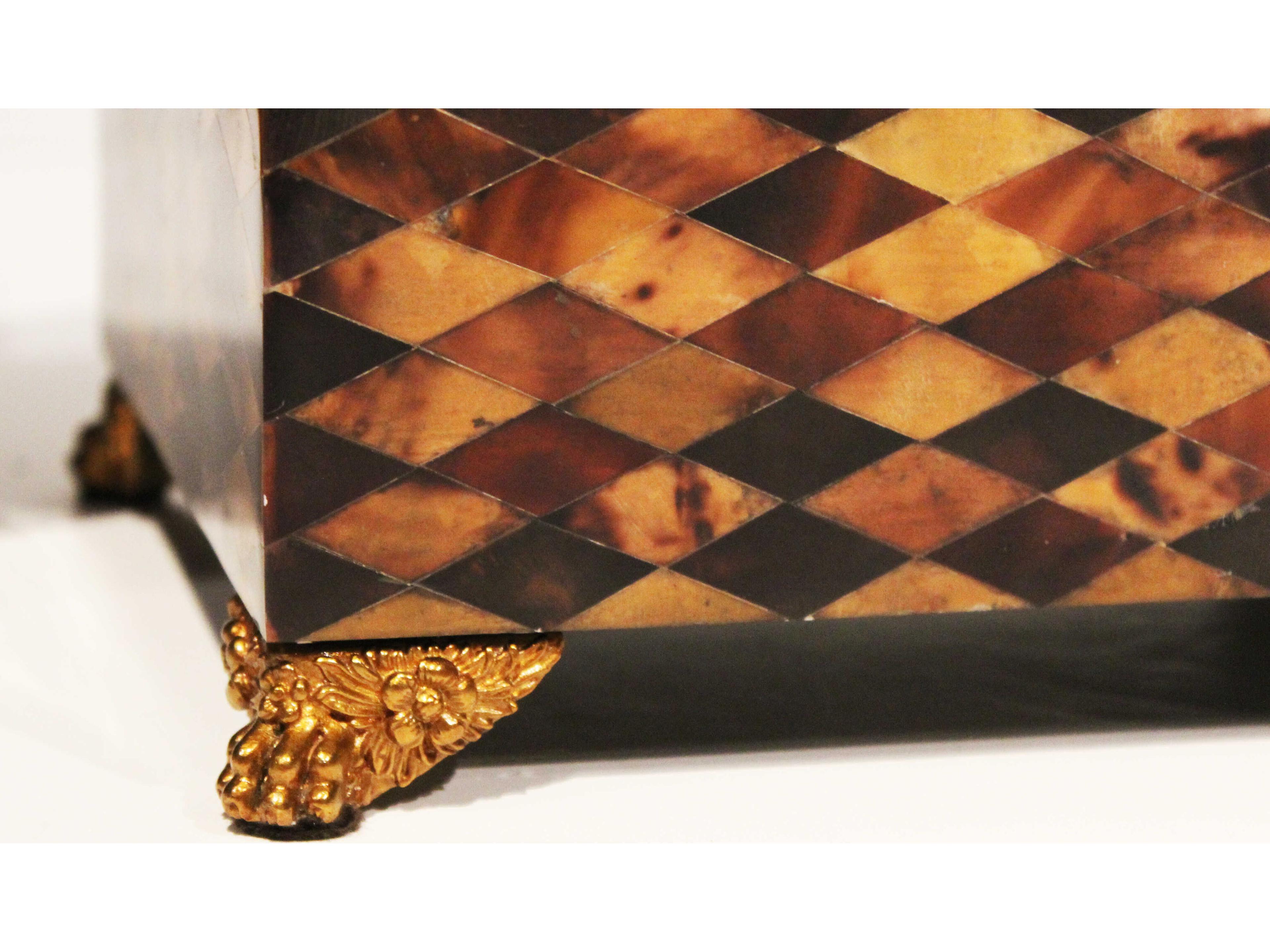 Maitland Smith Light and Dark Penshell Harlequin Box