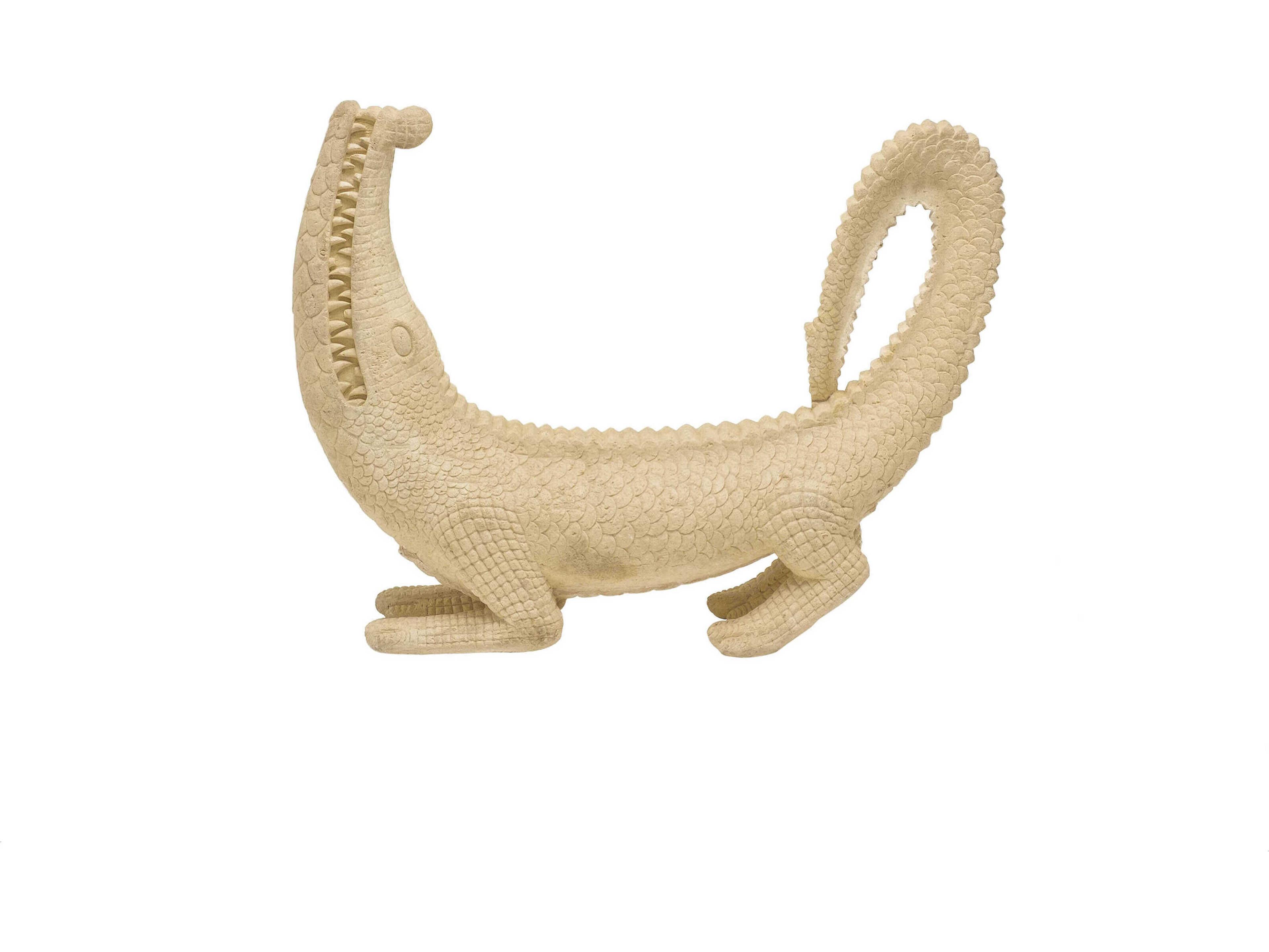 Maitland Smith Ally Alligator Sculpture