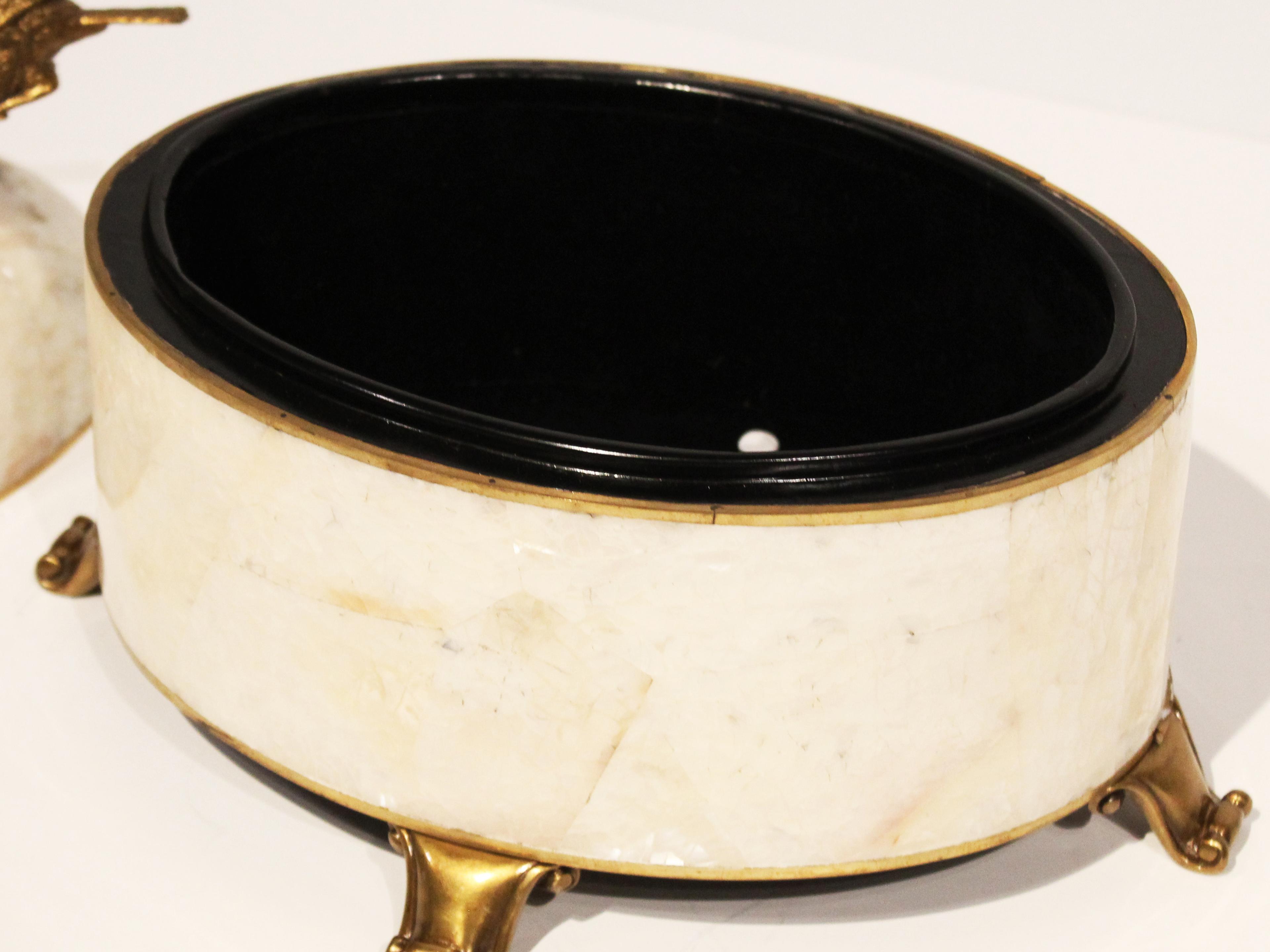 Maitland Smith Whitle Hammer Shell Twig Box