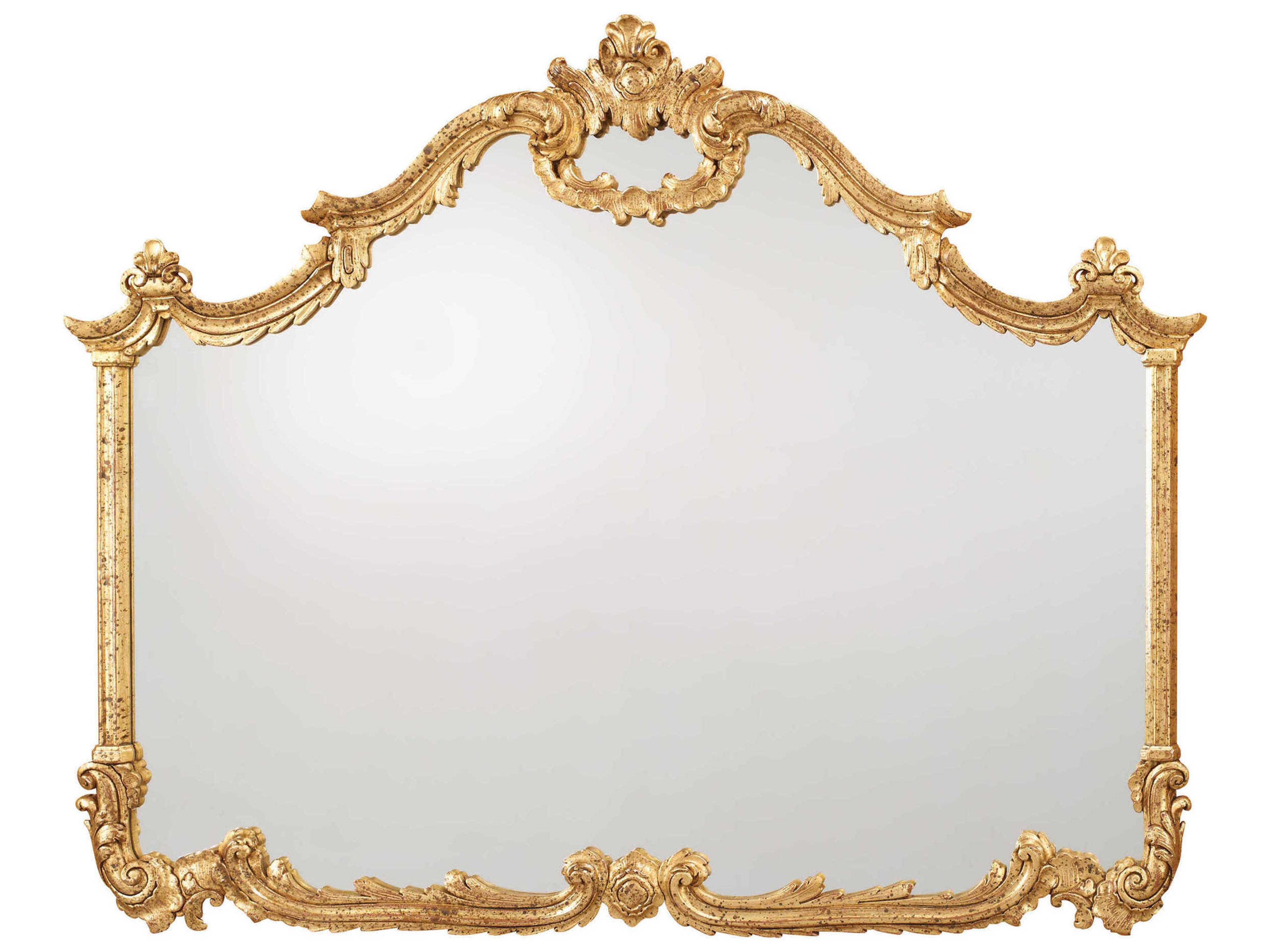 Antiqued Gold Traversi Wall Mirror