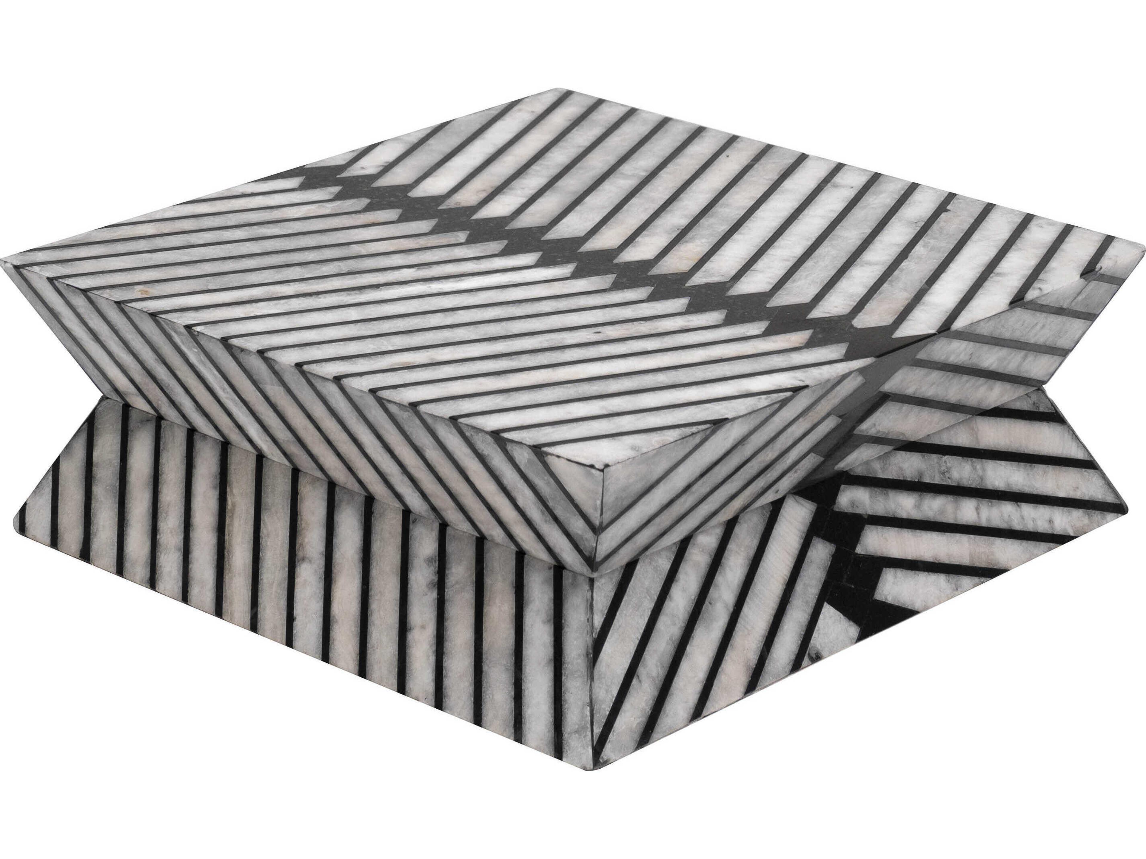 Maitland Smith Crystal Stone / Green Costello Box