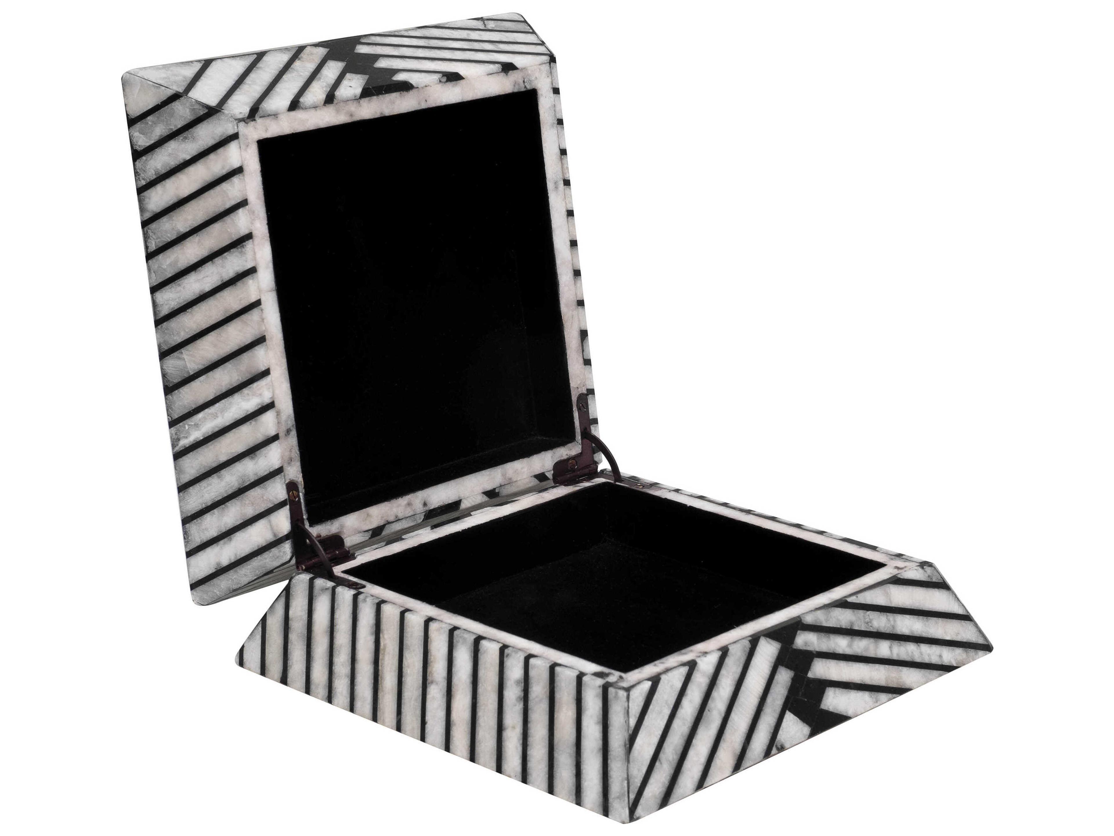 Maitland Smith Crystal Stone / Green Costello Box