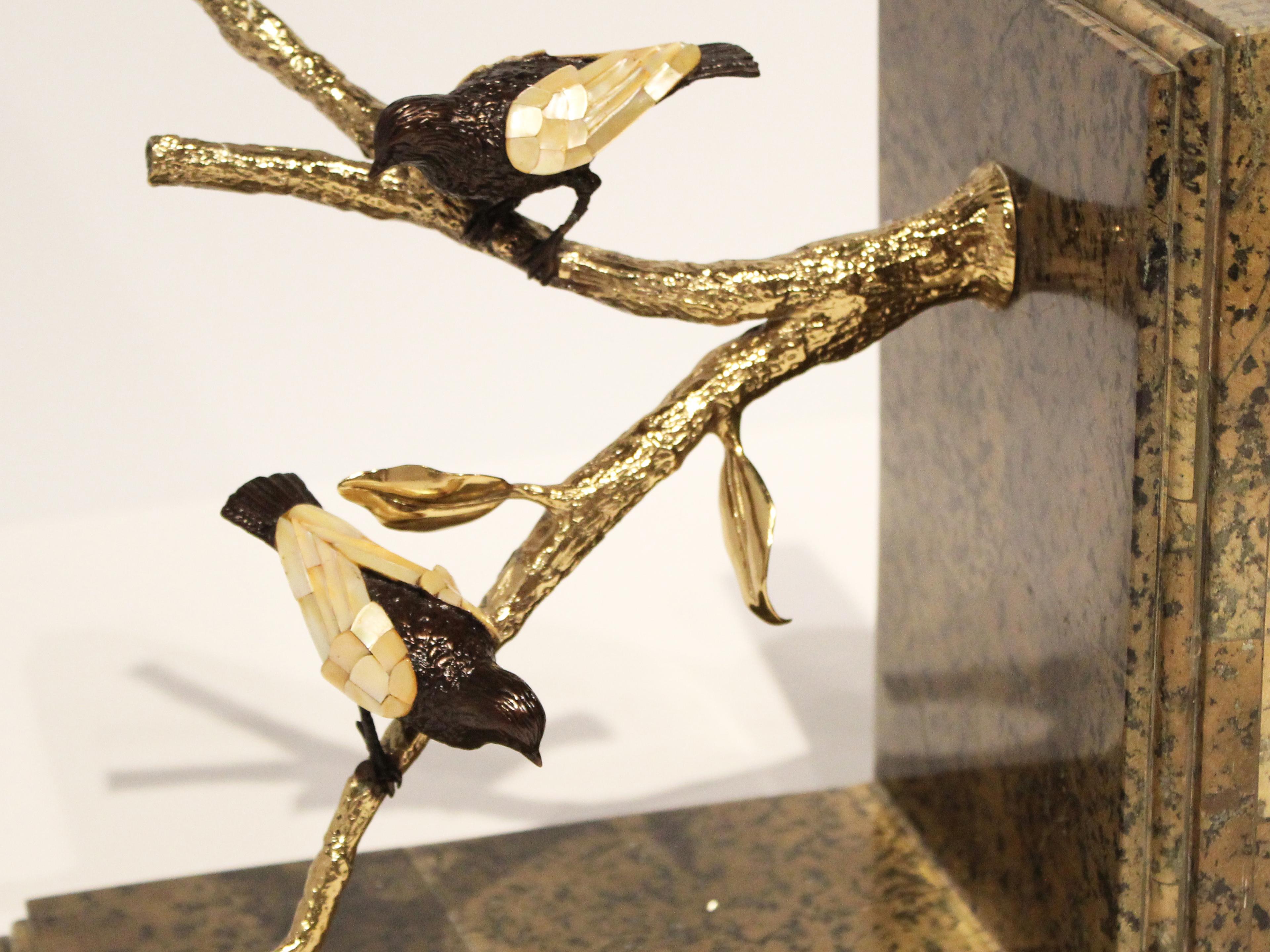 Maitland Smith Cast Brass Pursuit Bookends Set of 2