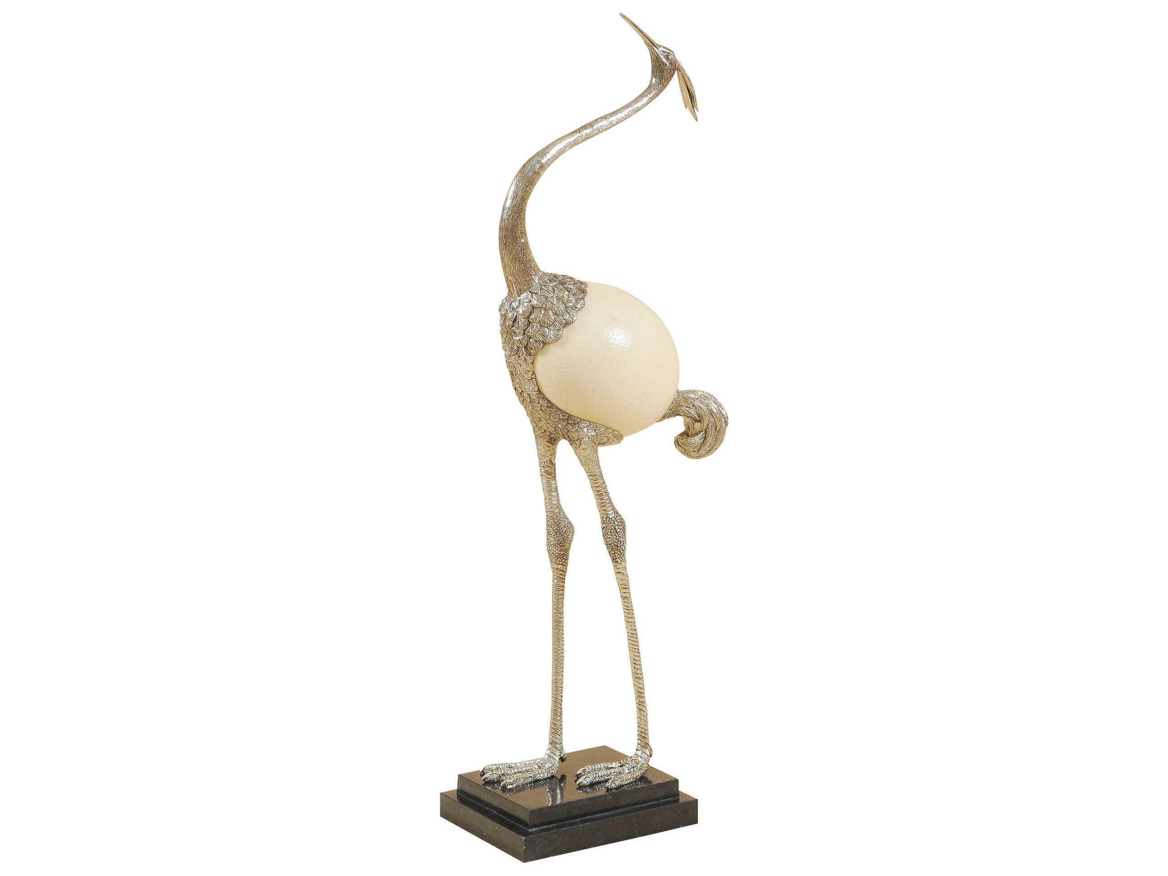 Maitland Smith White Brass Egret