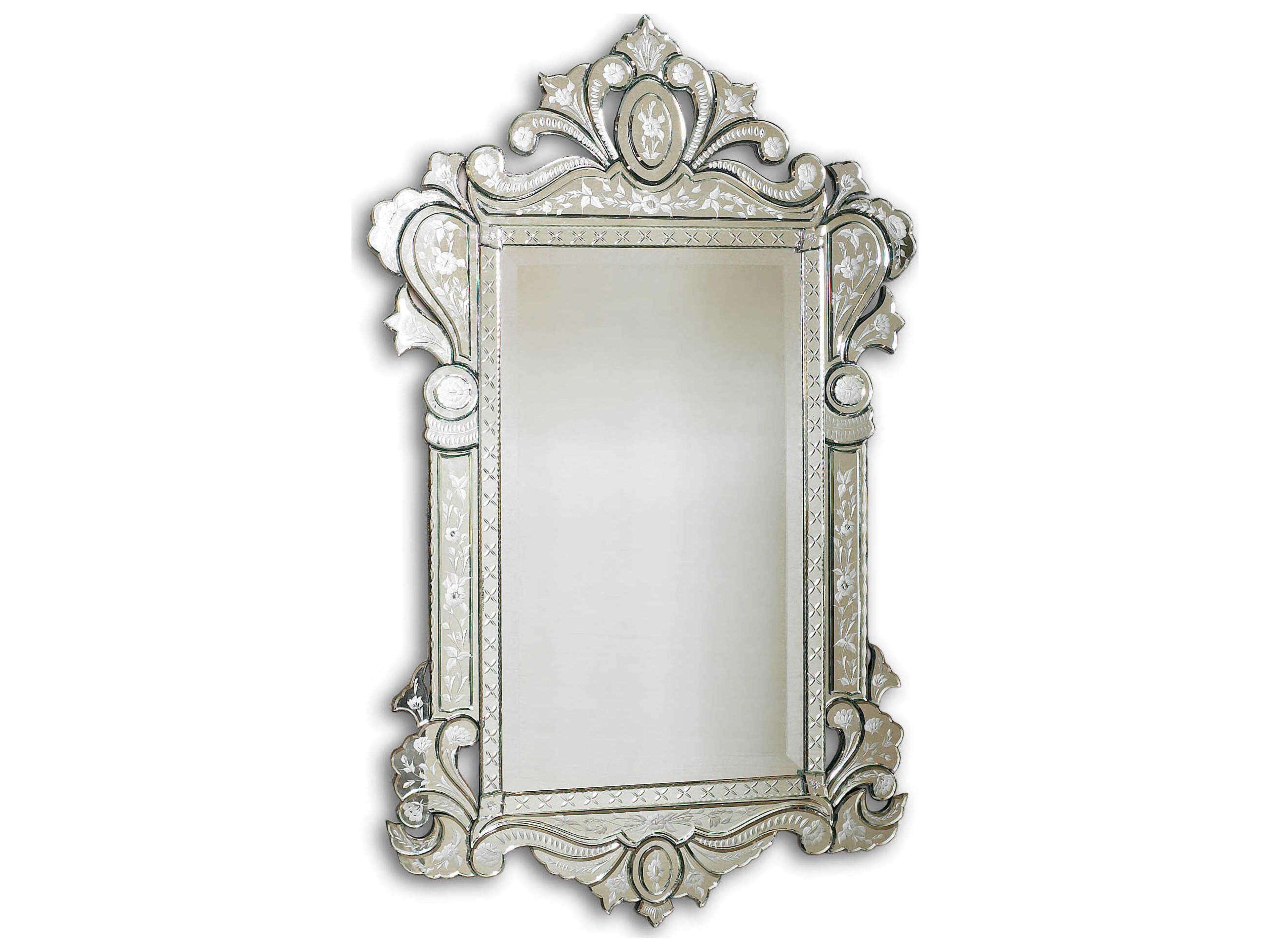 Castello Venetian Glass Wall Mirror with Beveled Glass