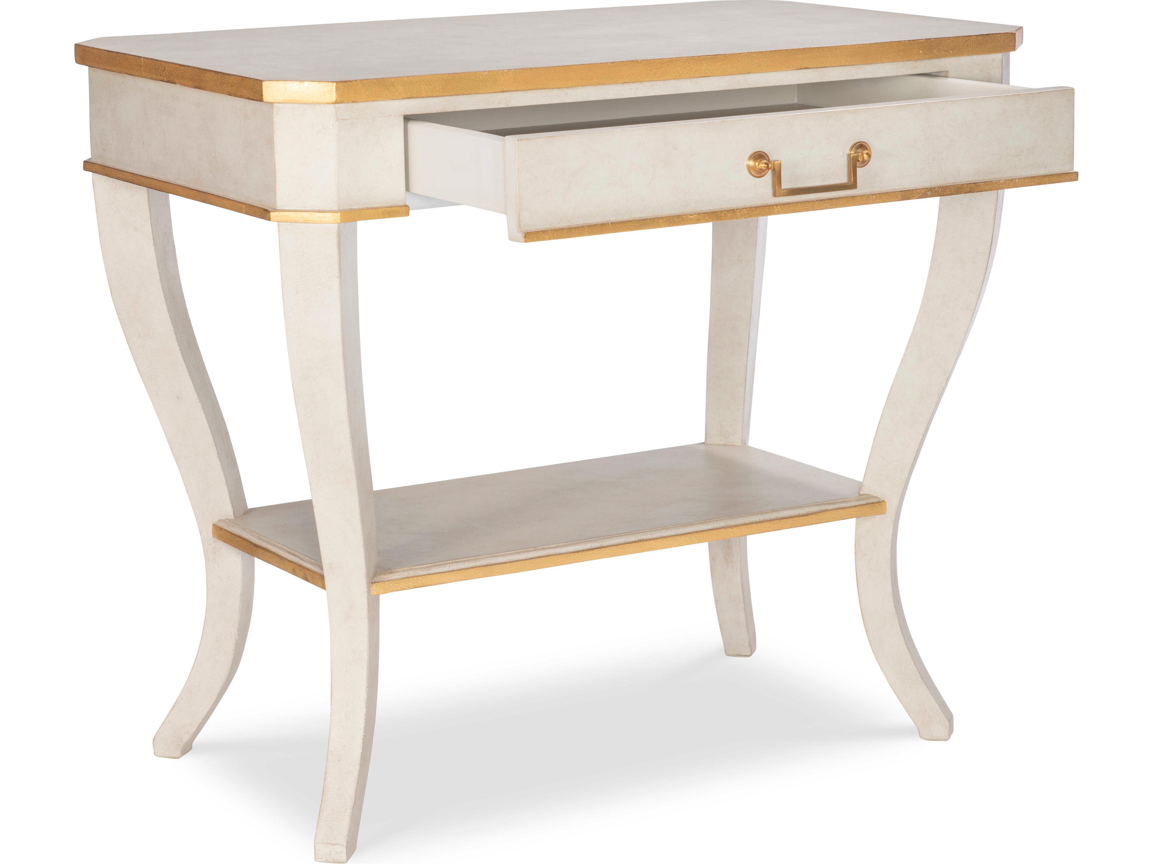 Maitland Smith Hugo Rectangular Wood End Table