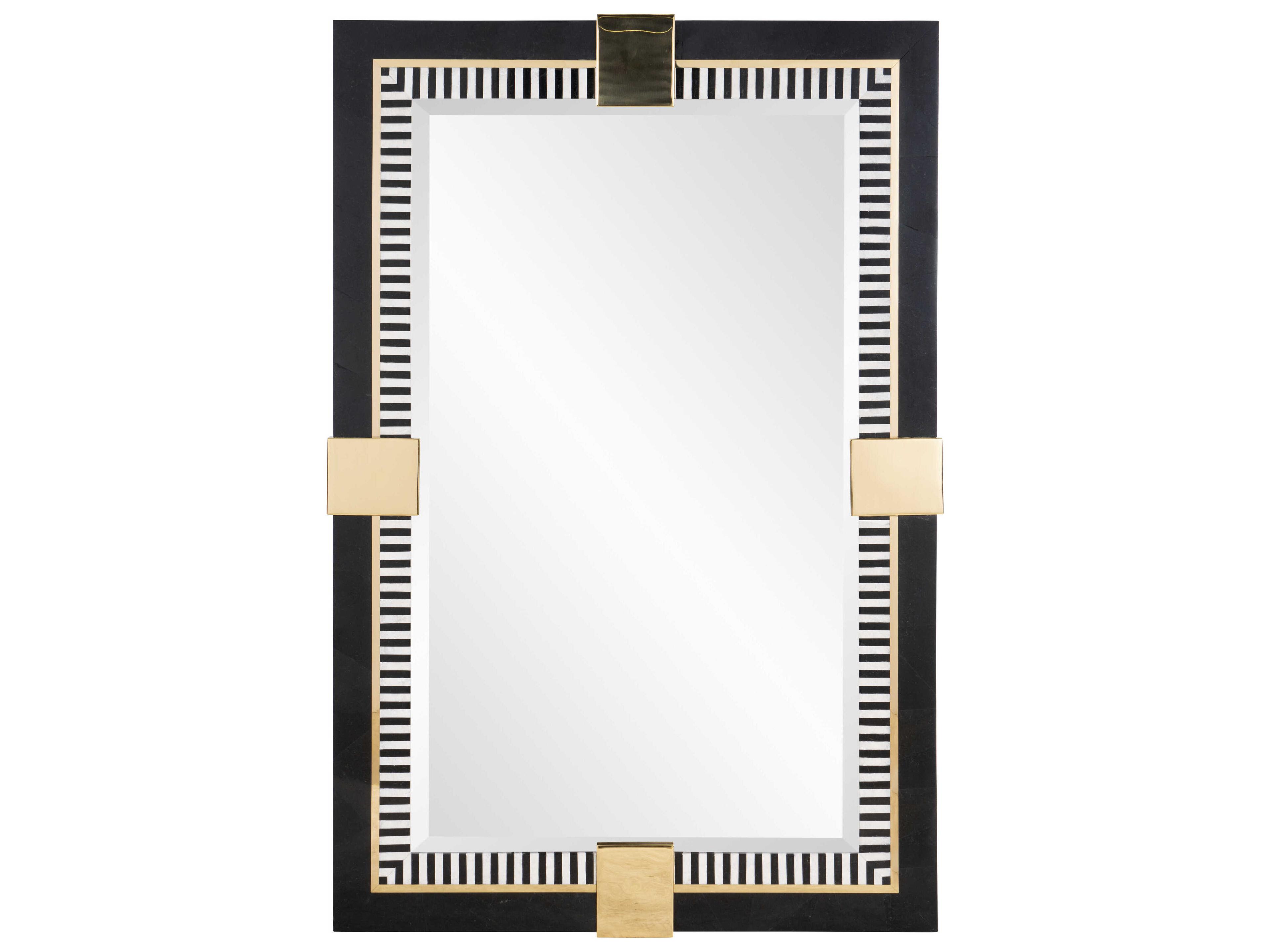 Black Spectator Rectangular Wall Mirror
