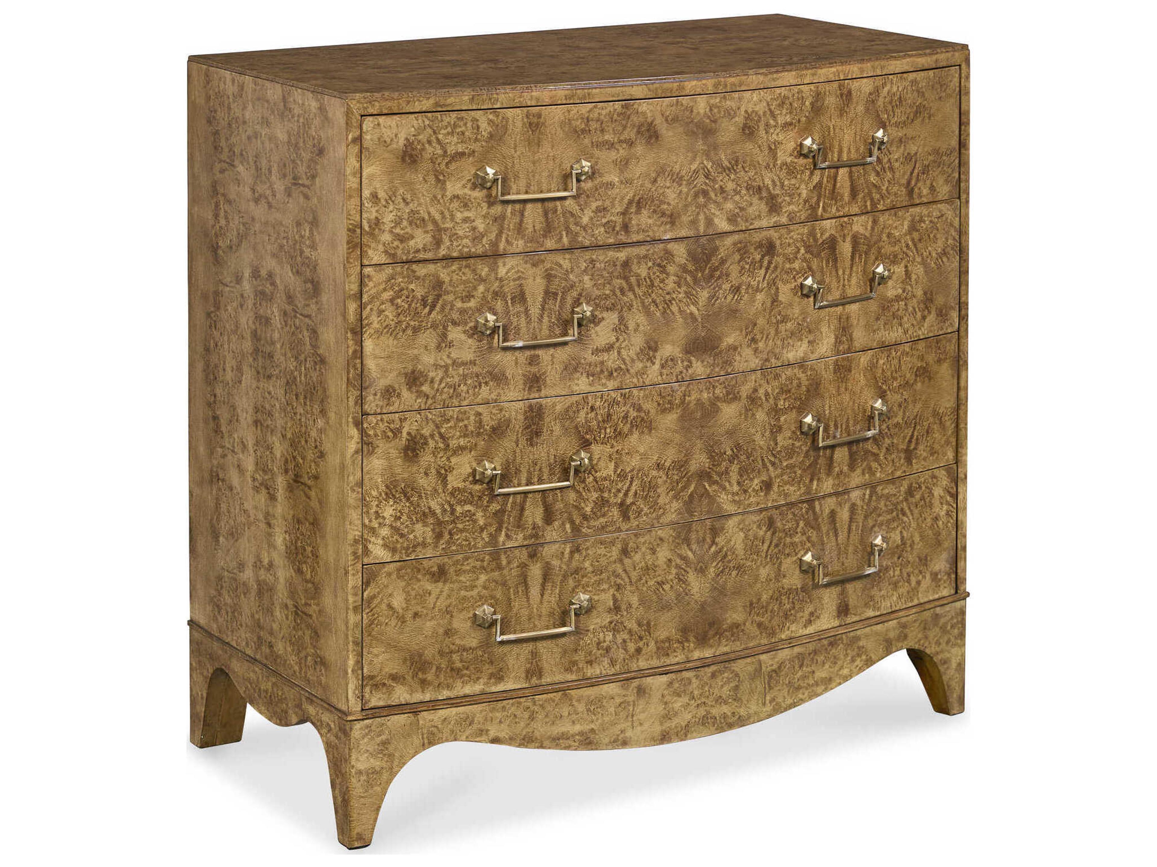 Brown Burlwood Accent Chest