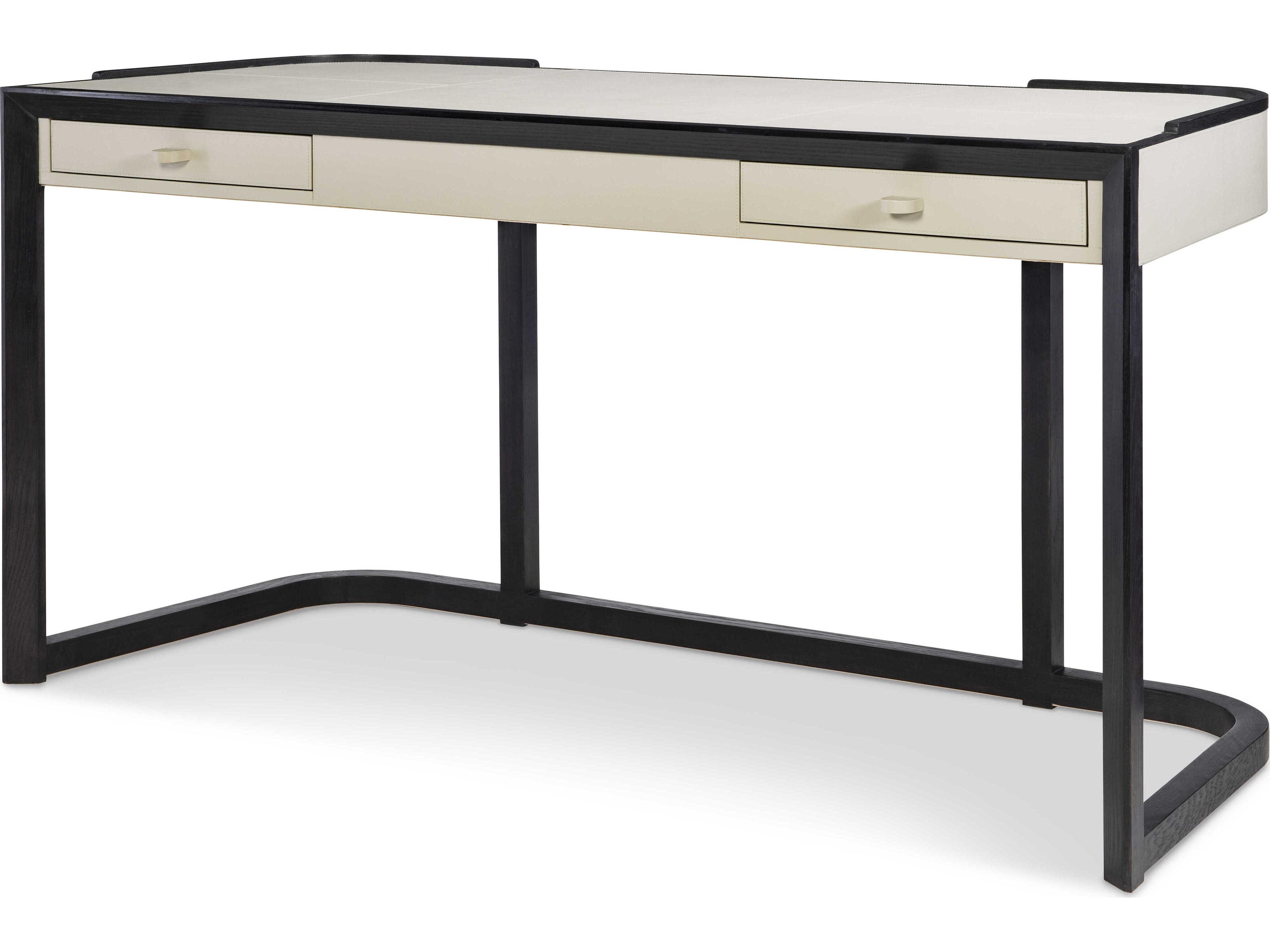 White Walnut Wood Secretary Desk