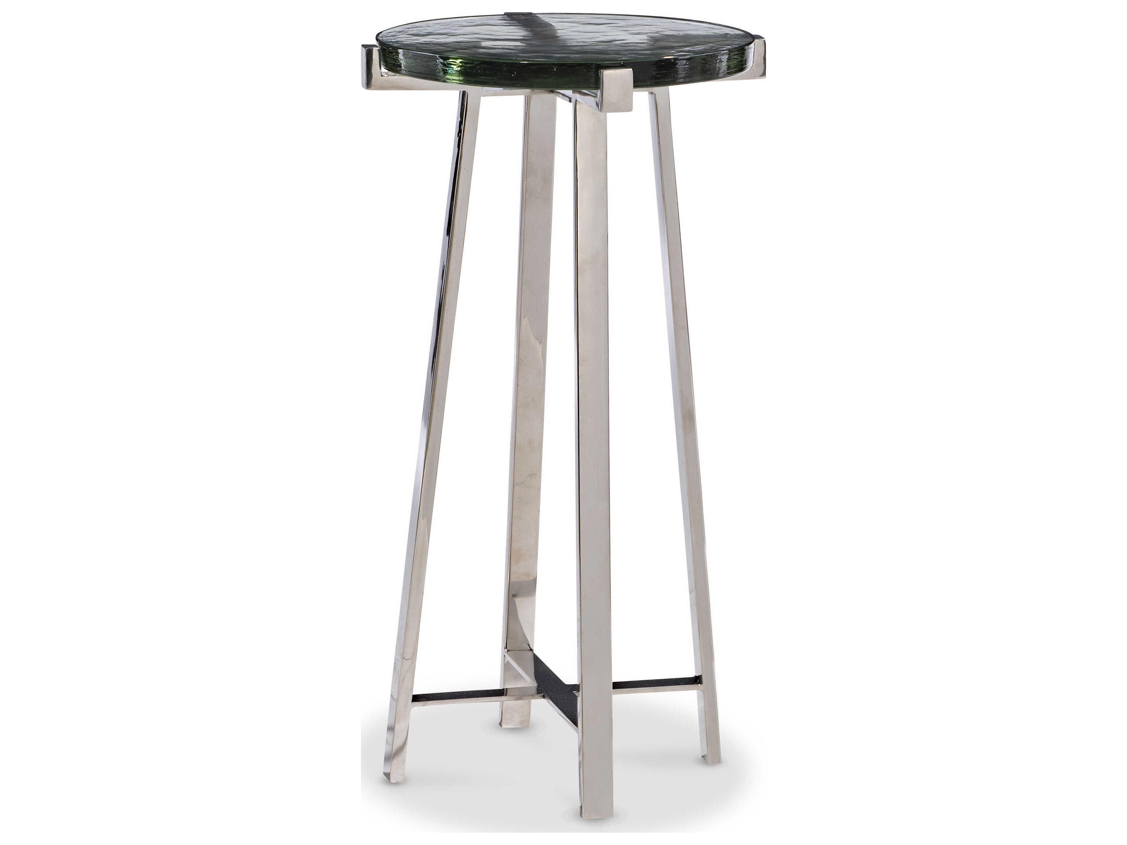 Maitland Smith Octagon Glass End Table