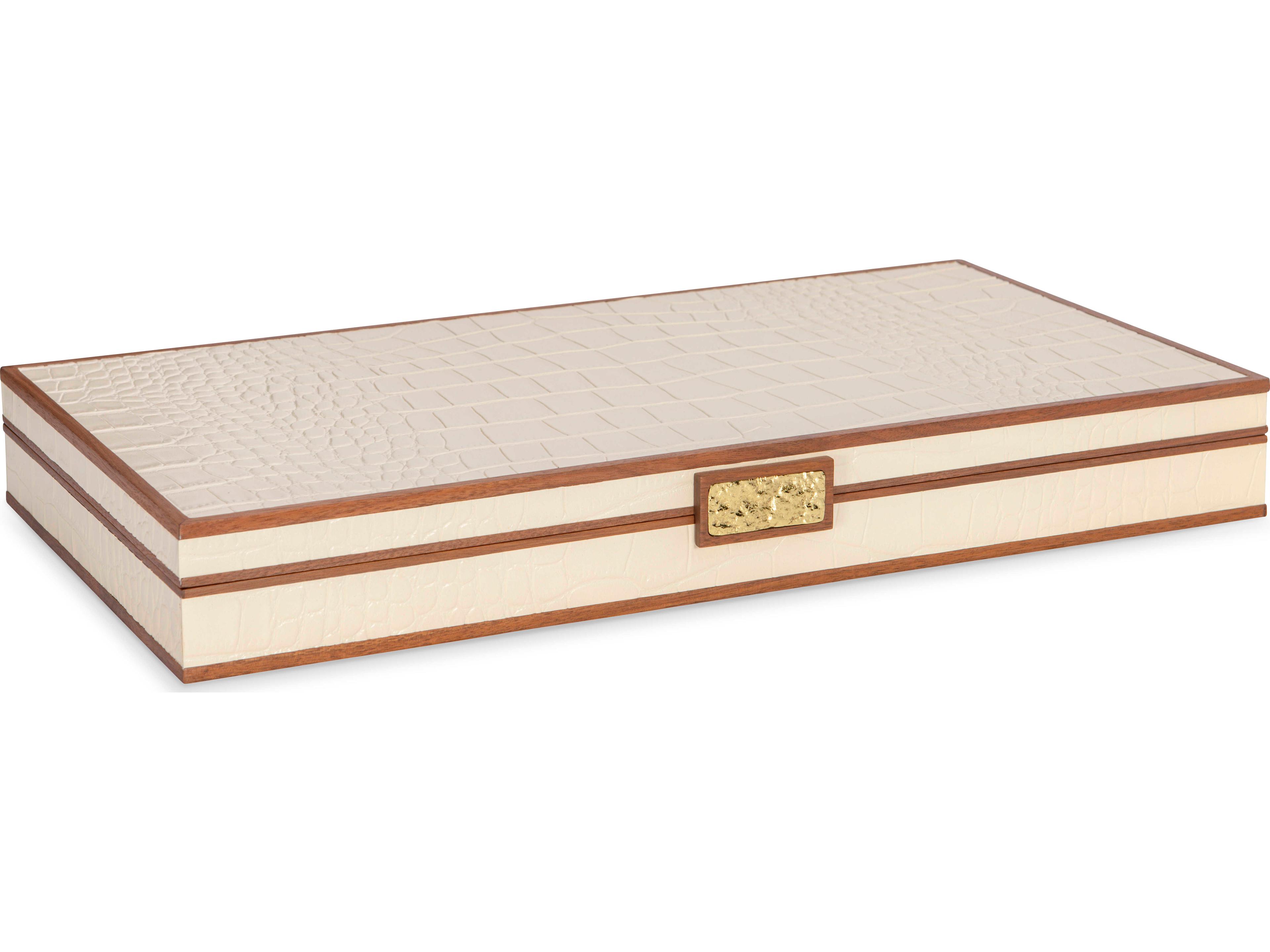 Maitland Smith Cream Jewelry Box Set of Three