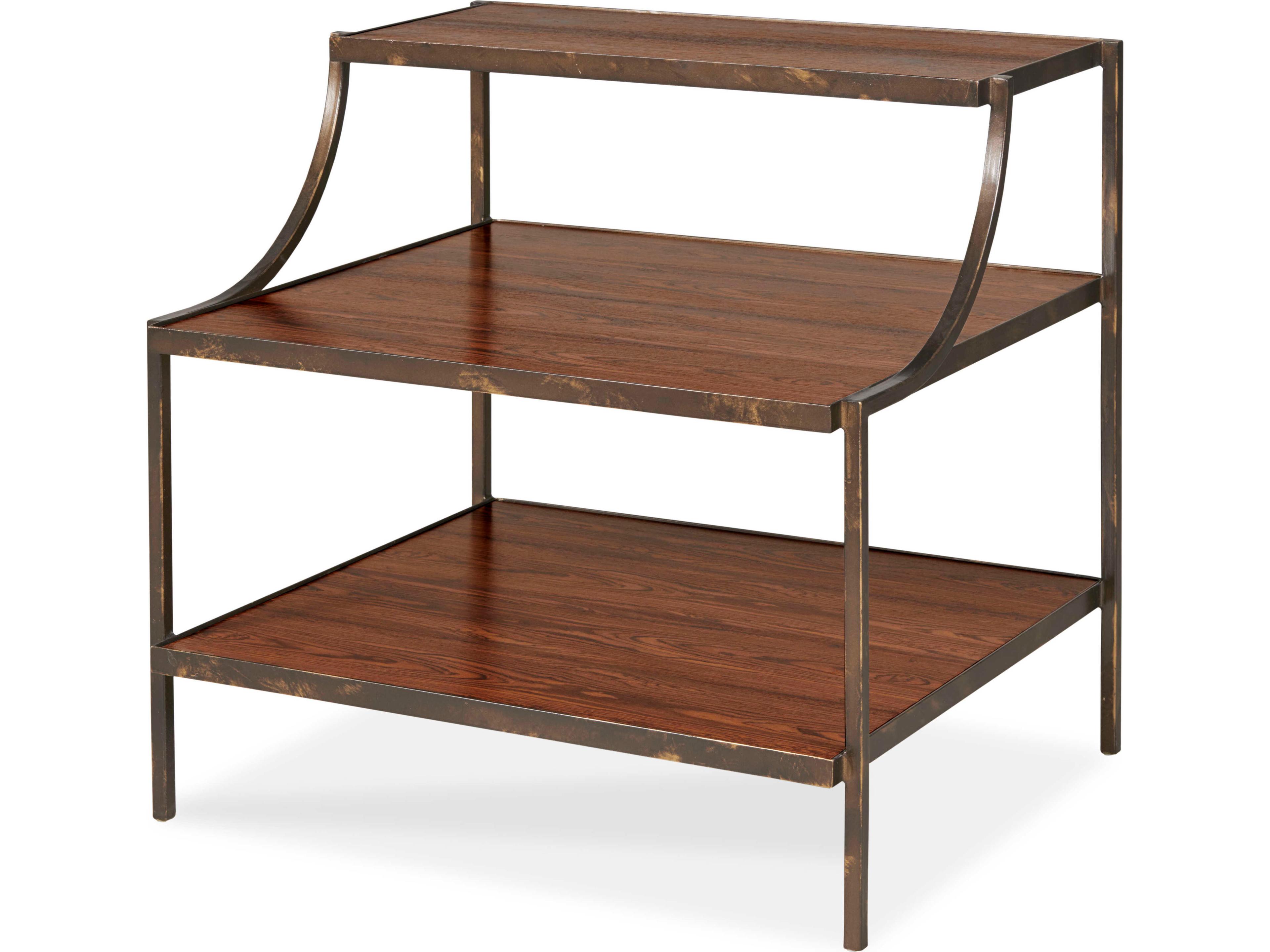 Mg Rectangular Wood End Table