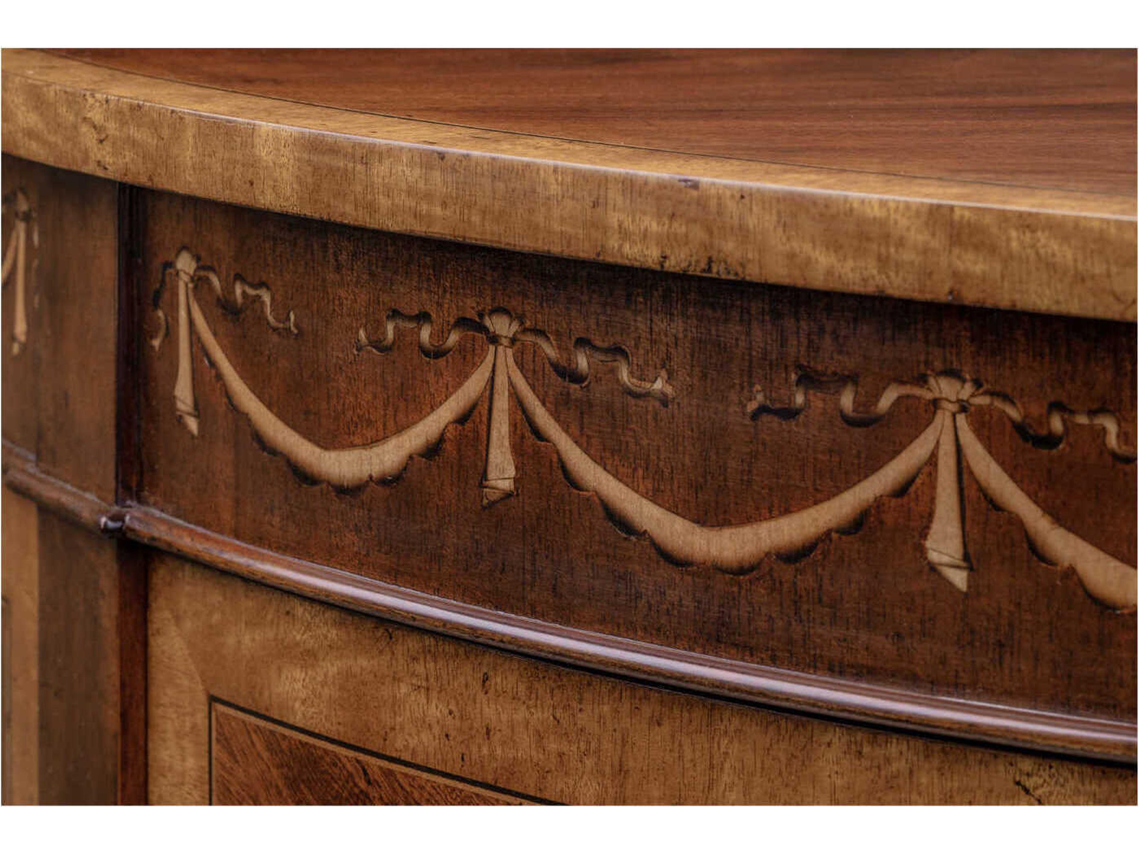 Maitland Smith Mahogany Movingue Chiffonier Brown Wood Accent Chest
