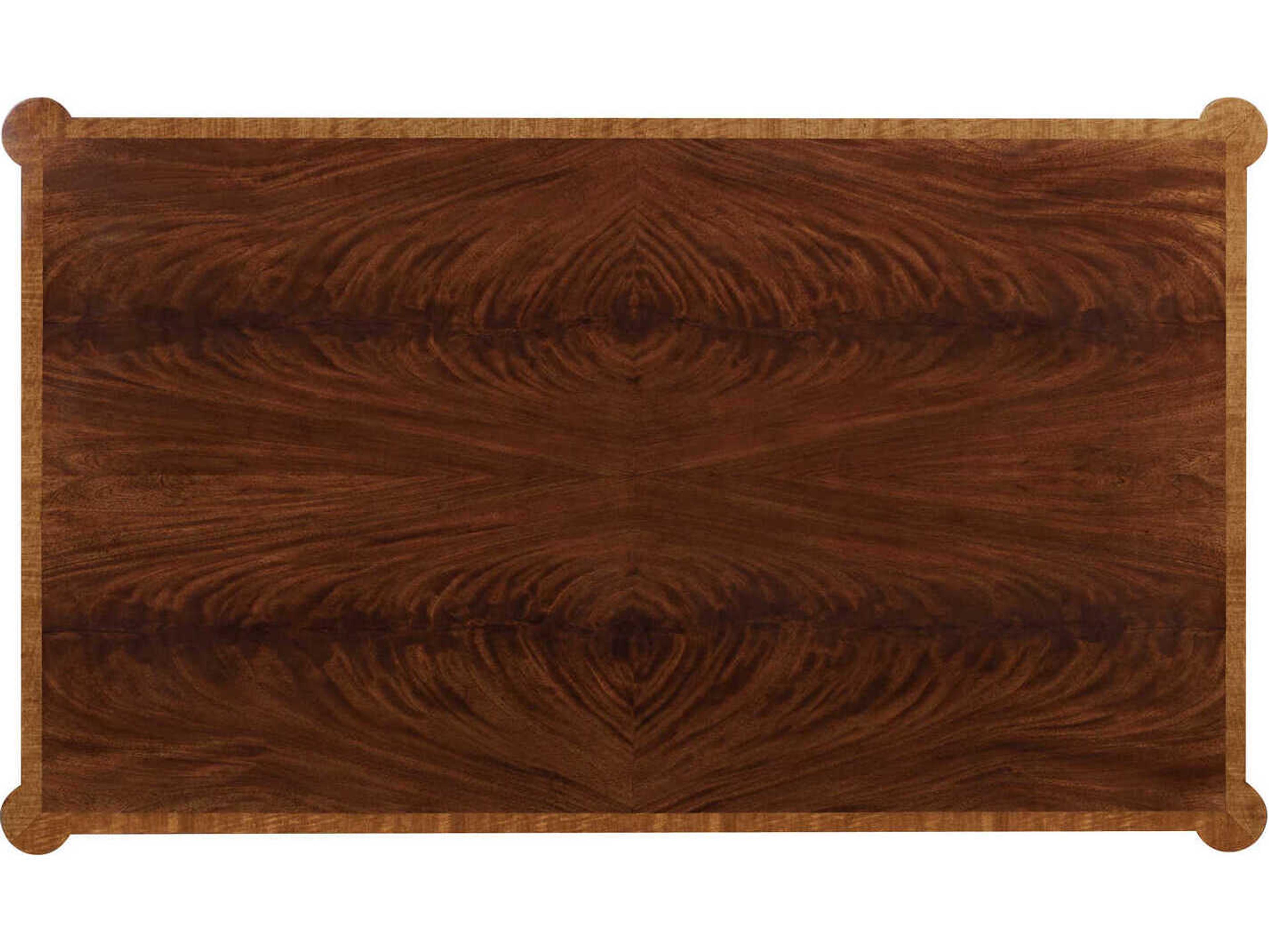 Maitland Smith Lawson Rectangular Wood Mahogany Cocktail Table