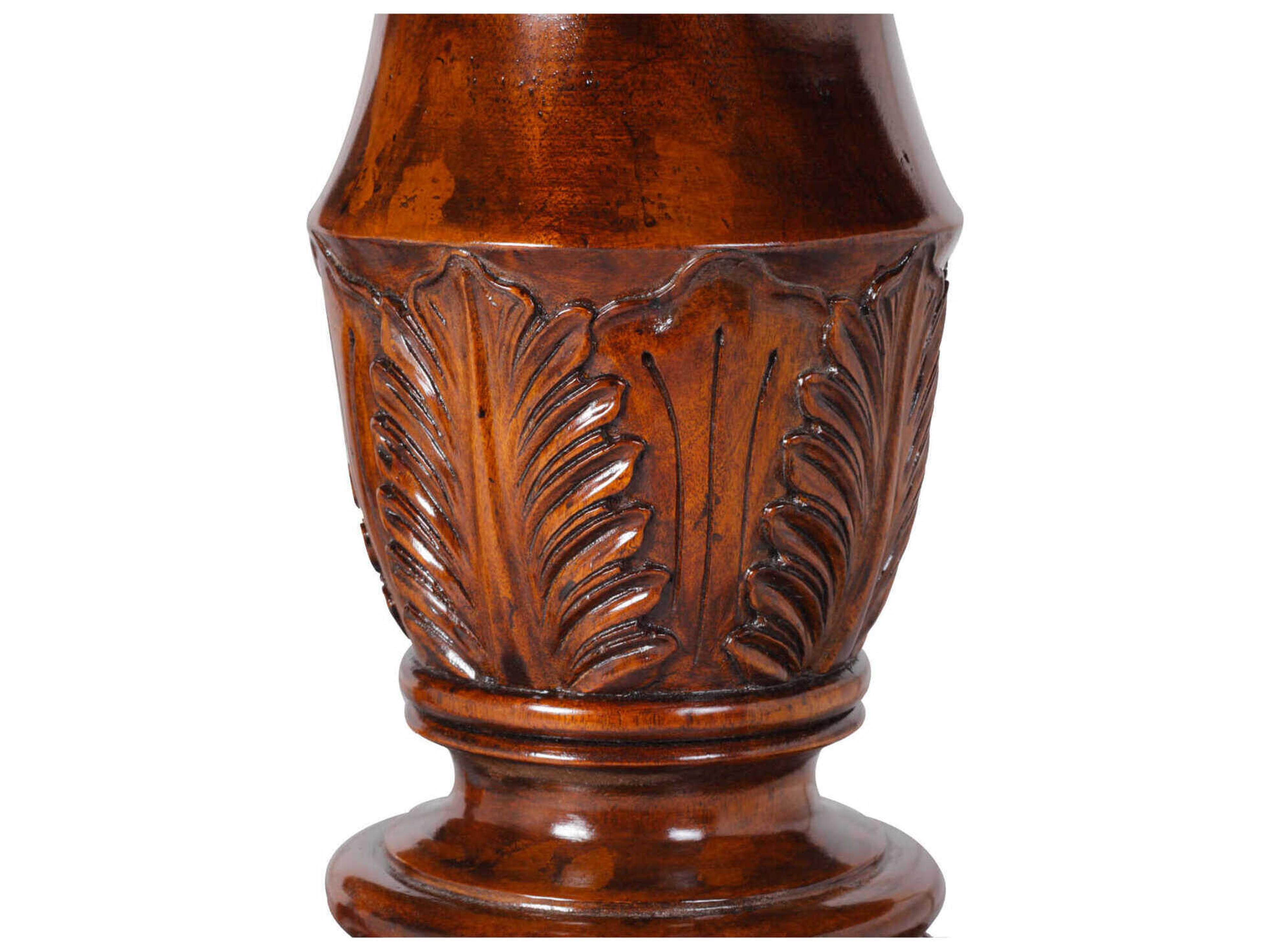 Maitland Smith Reeded Rectangular Wood Mahogany Dining Table