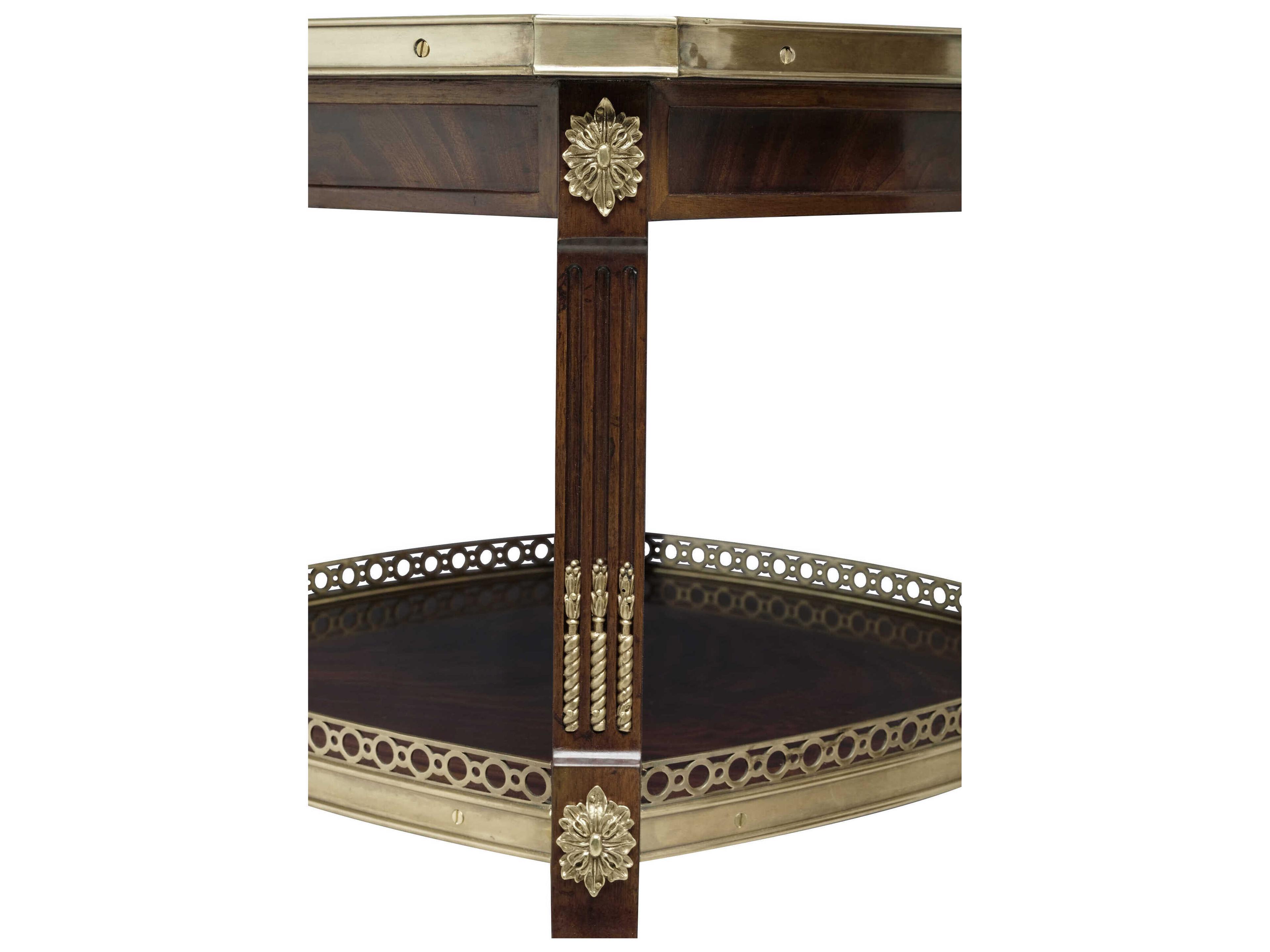 Maitland Smith Gallery Square Wood Mahogany End Table