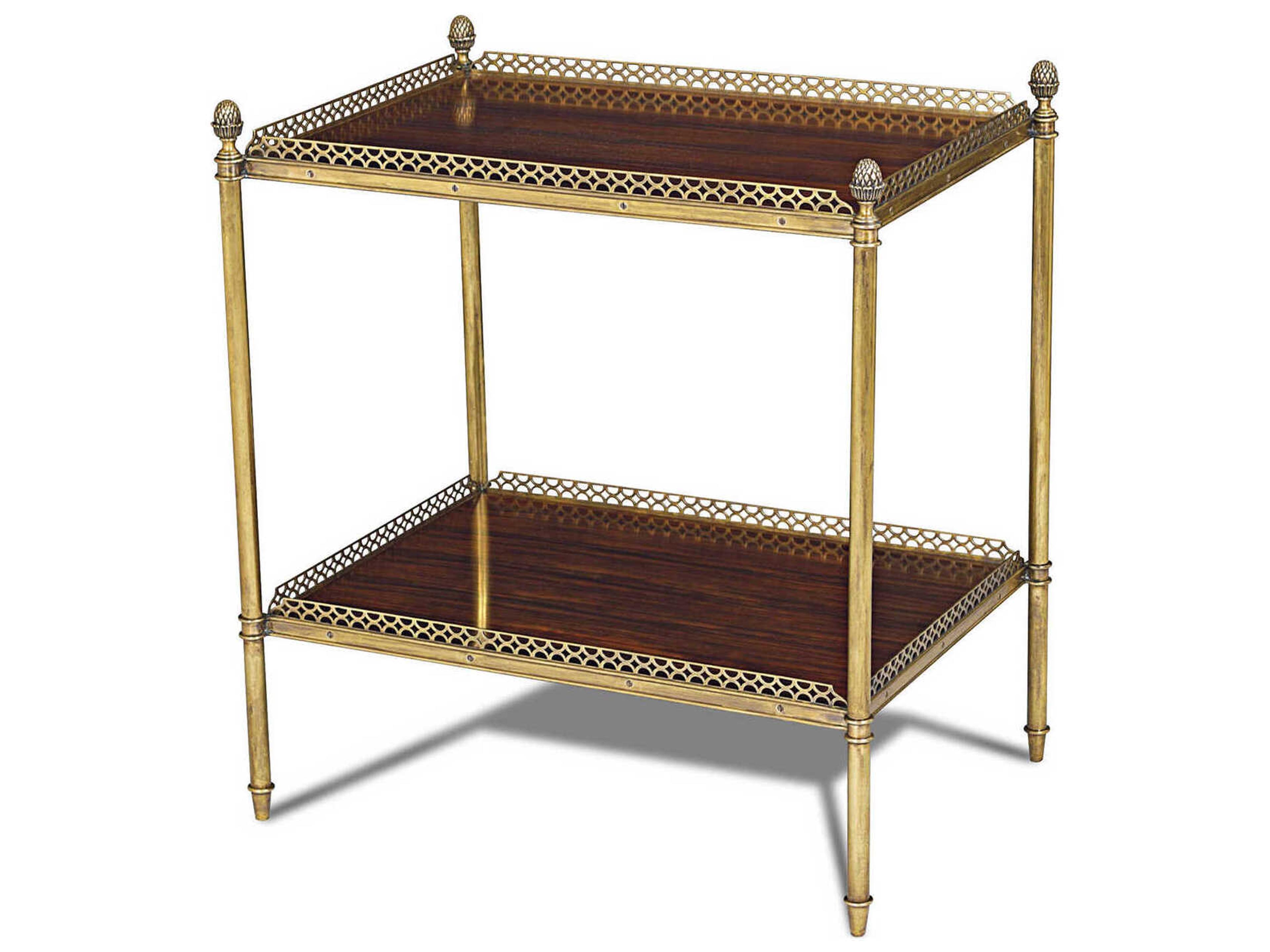 Bell Rectangular Rosewood End Table