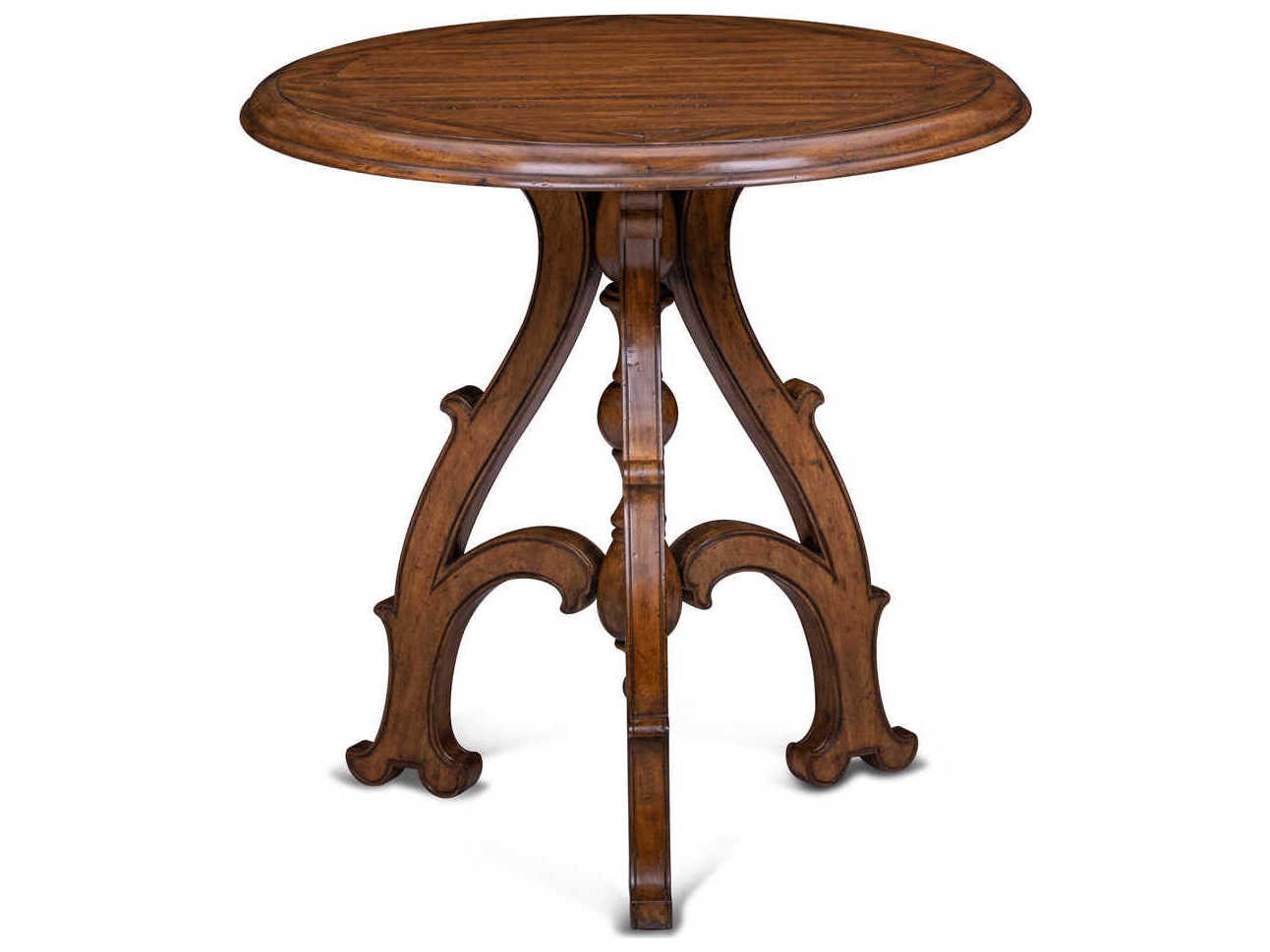 Shepard Round Wood End Table