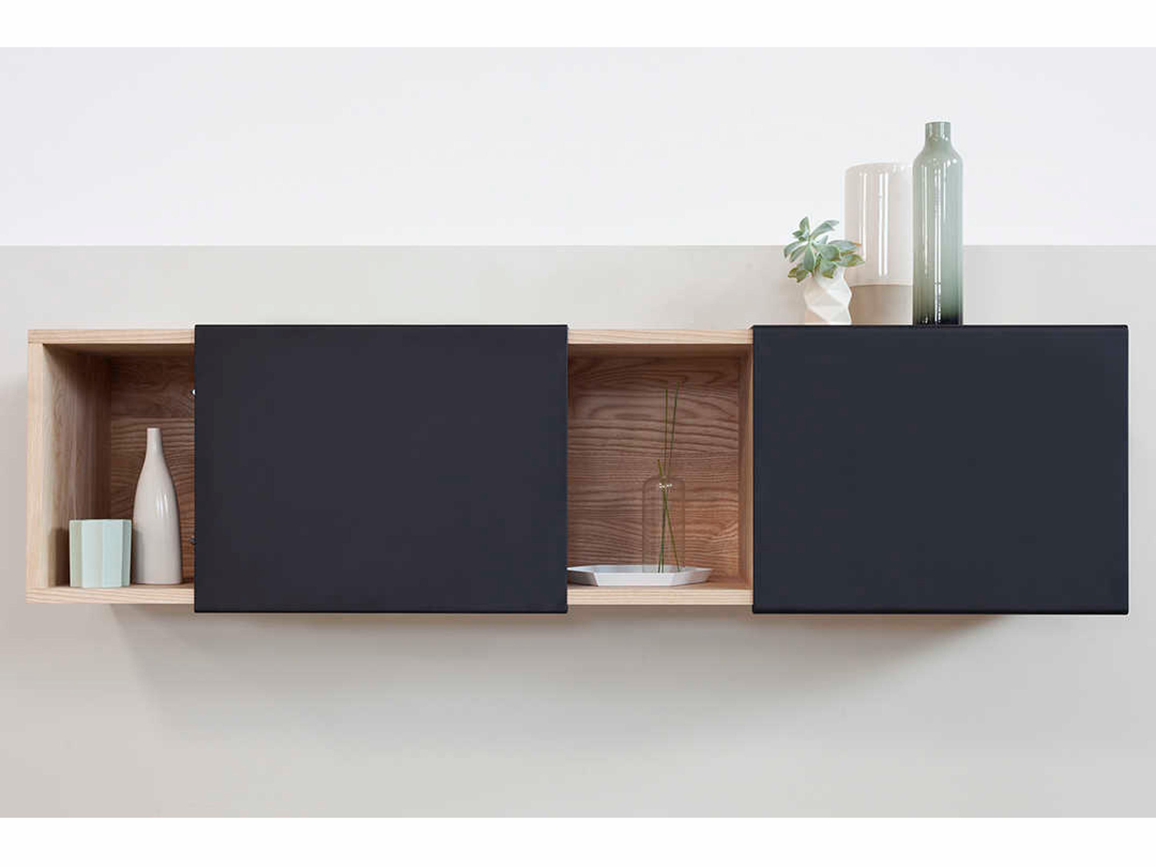 Mash Studios Ash / Matte Black Wall Shelf
