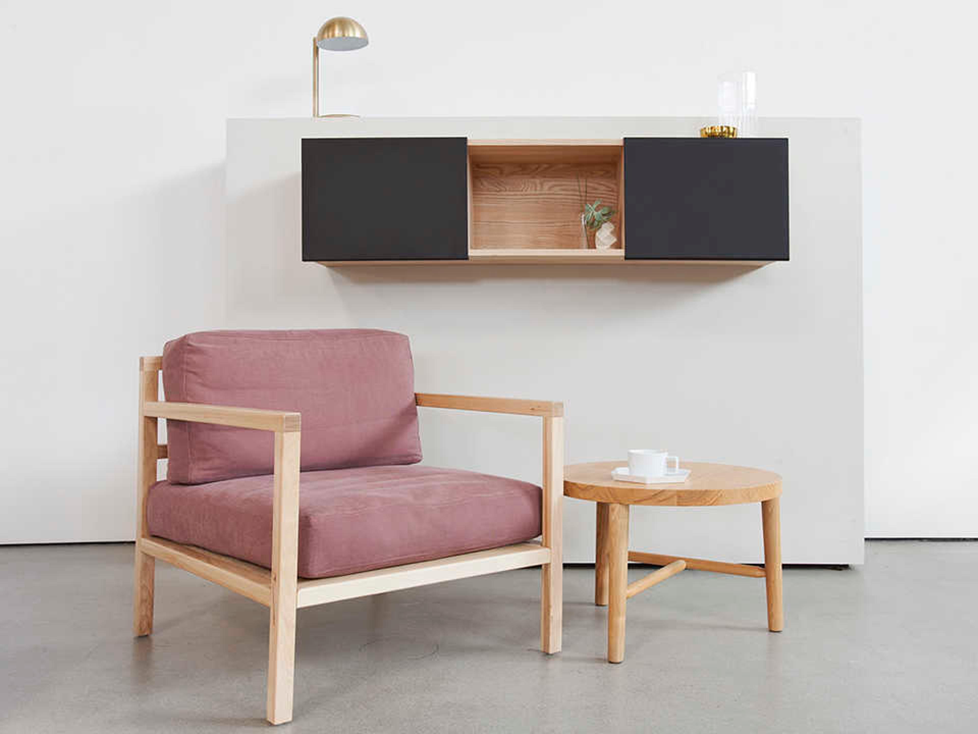 Mash Studios Ash / Matte Black Wall Shelf