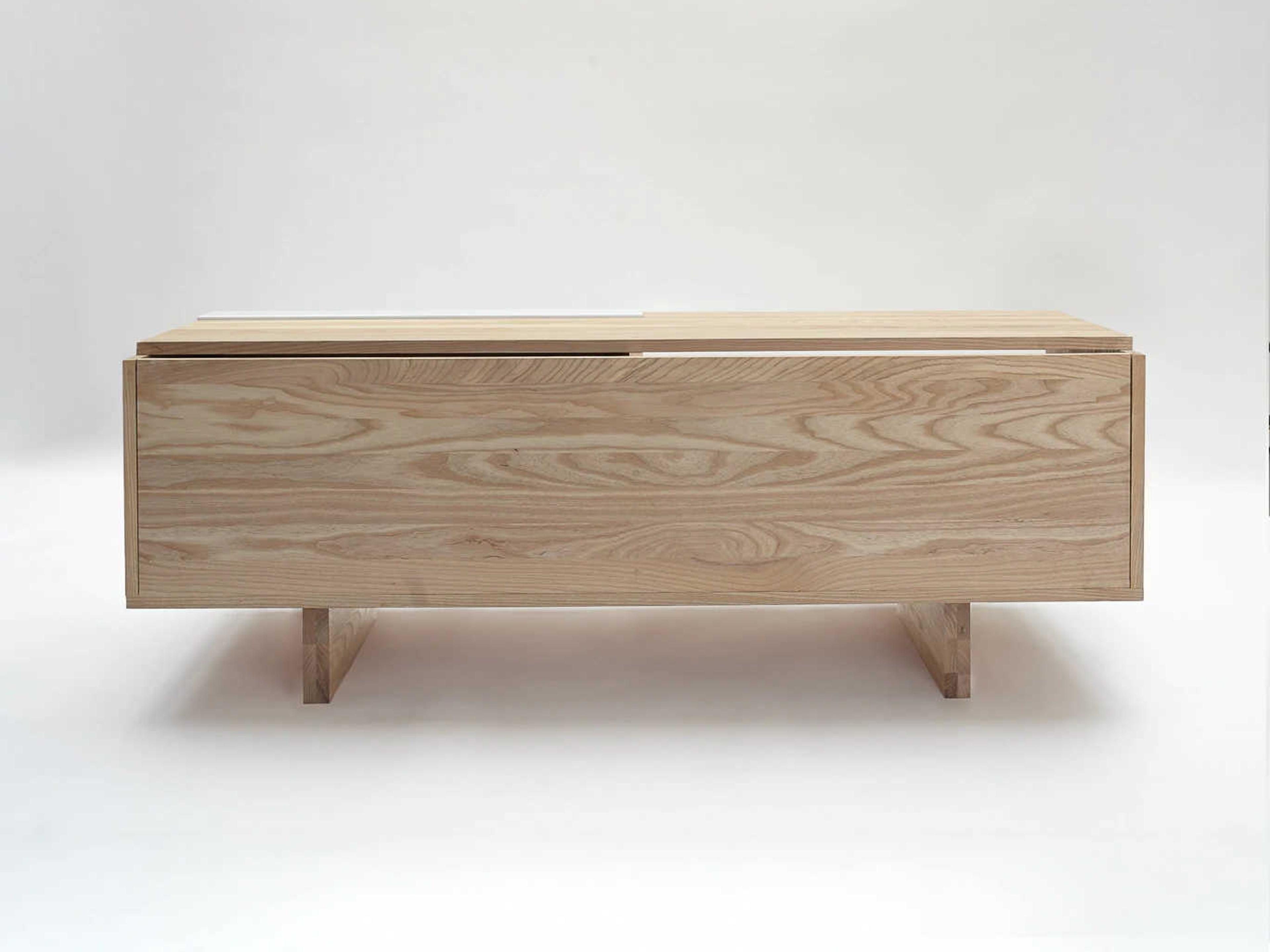 Mash Studios 58" Ash Wood Matte Black Media Console