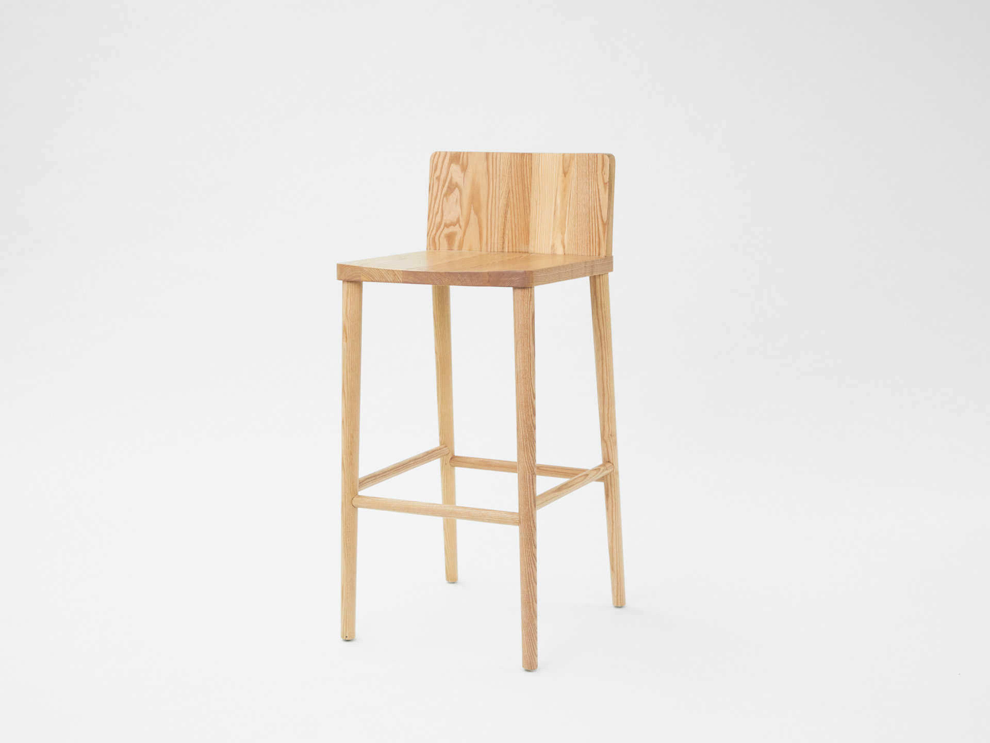 Mash Studios Ash Wood Bar Stool
