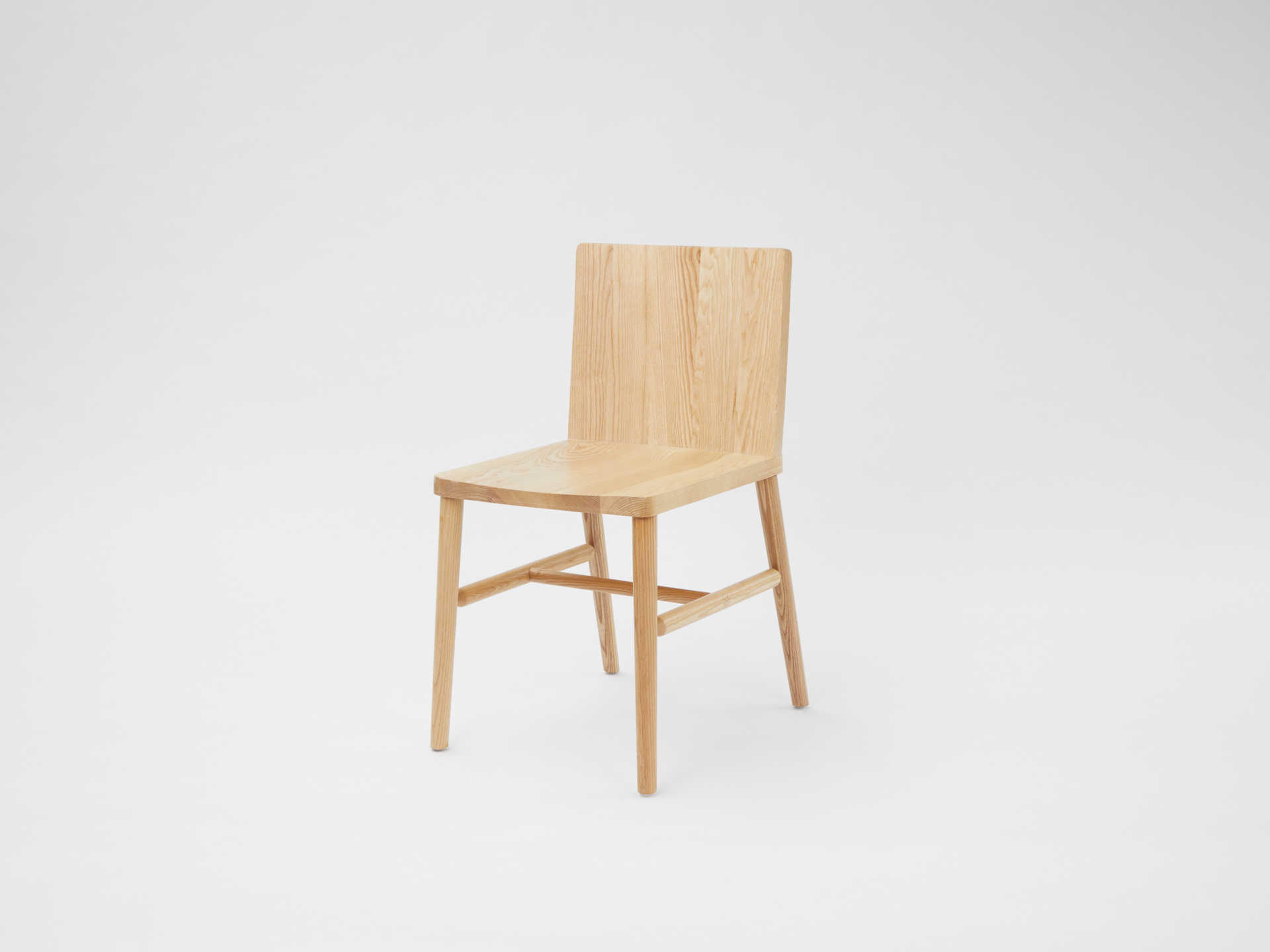 Mash Studios Ash Wood Brown Side Dining Chair