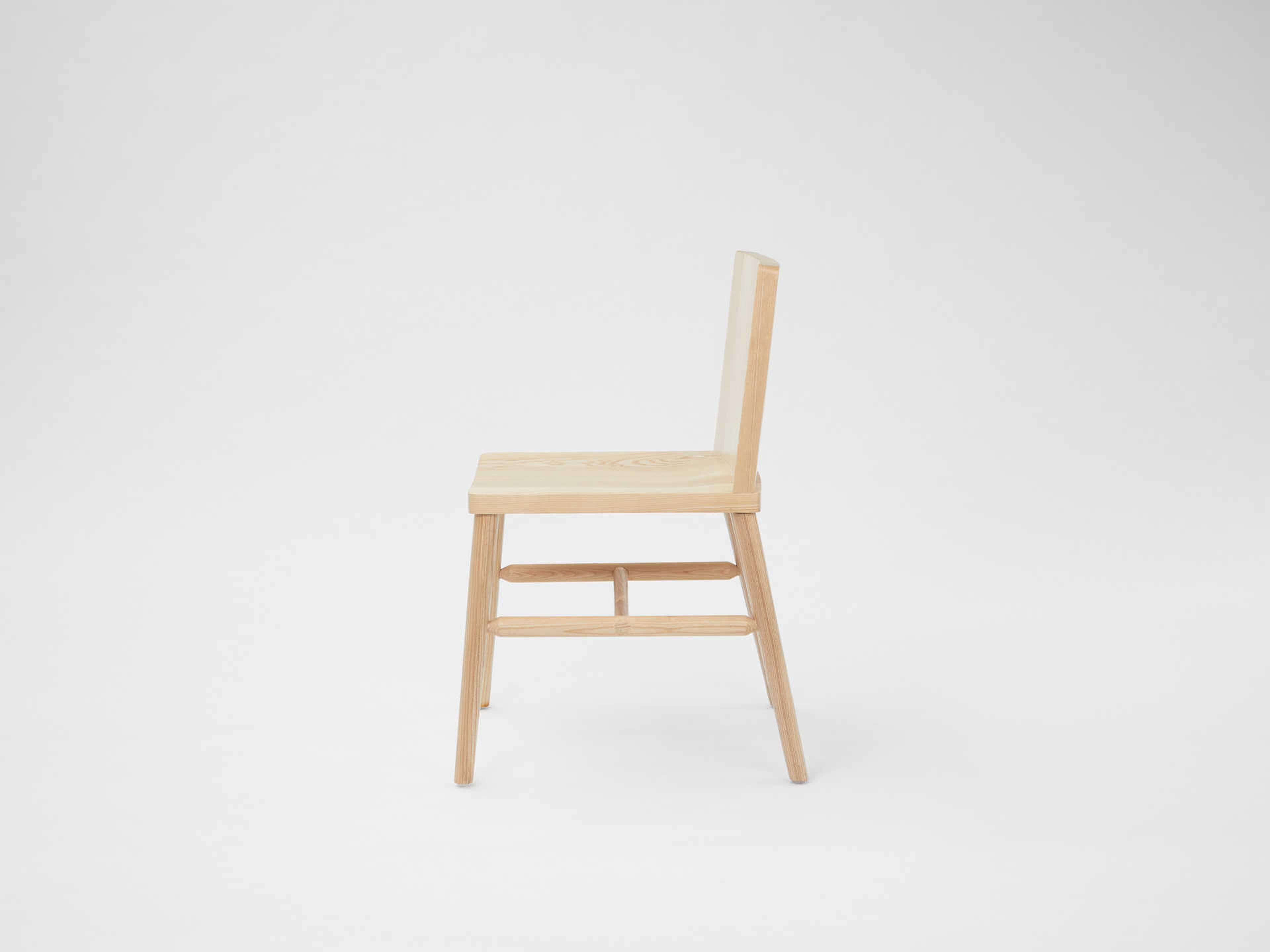 Mash Studios Ash Wood Brown Side Dining Chair
