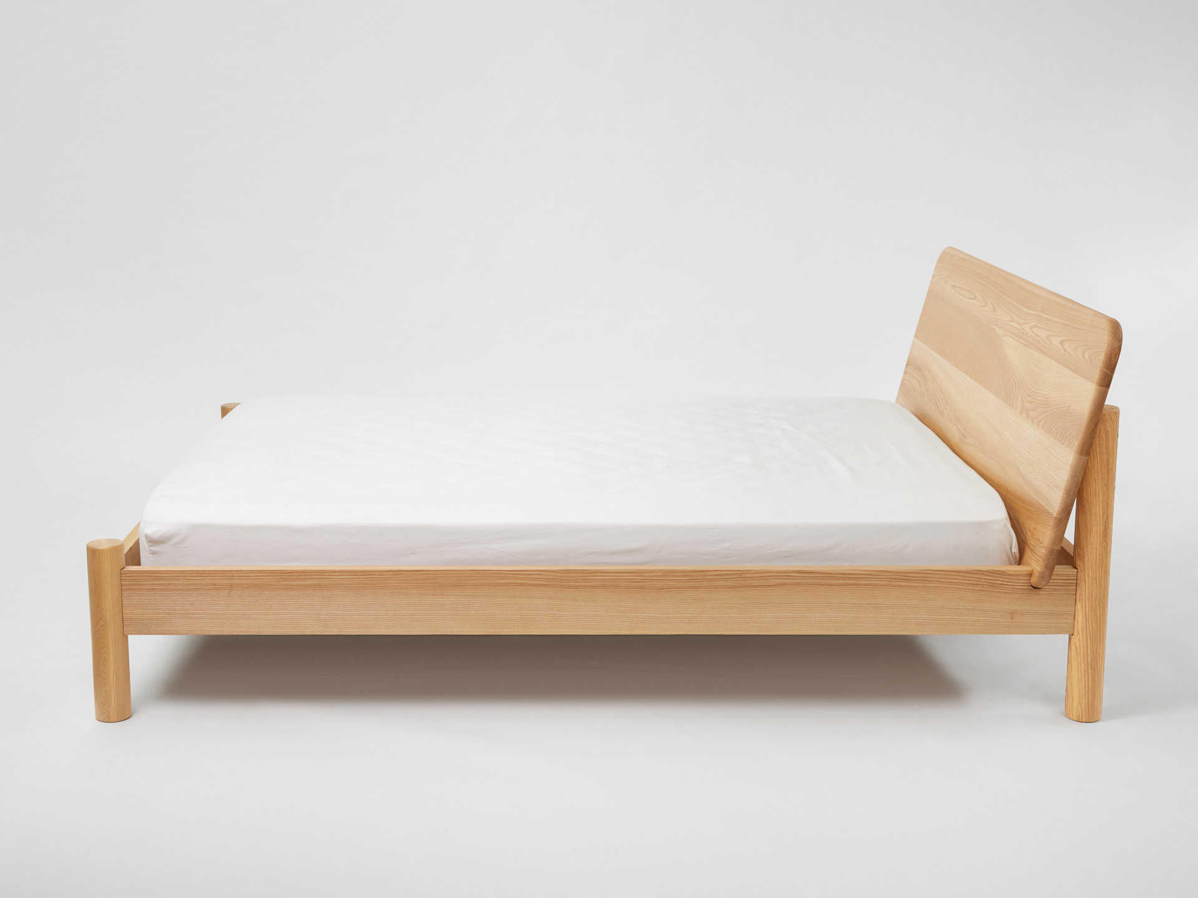 Mash Studios Brown Ash Wood King Platform Bed