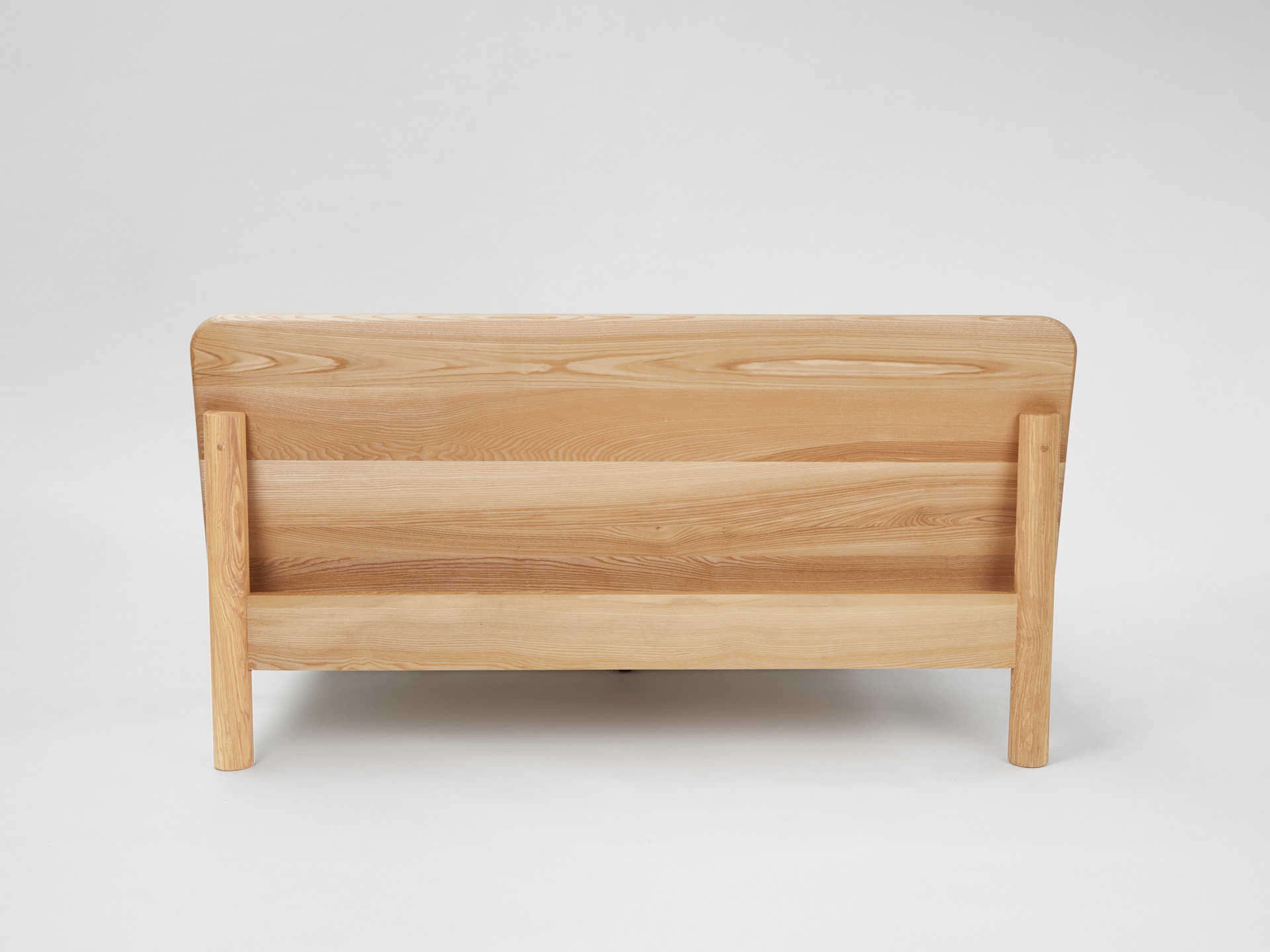 Mash Studios Brown Ash Wood King Platform Bed