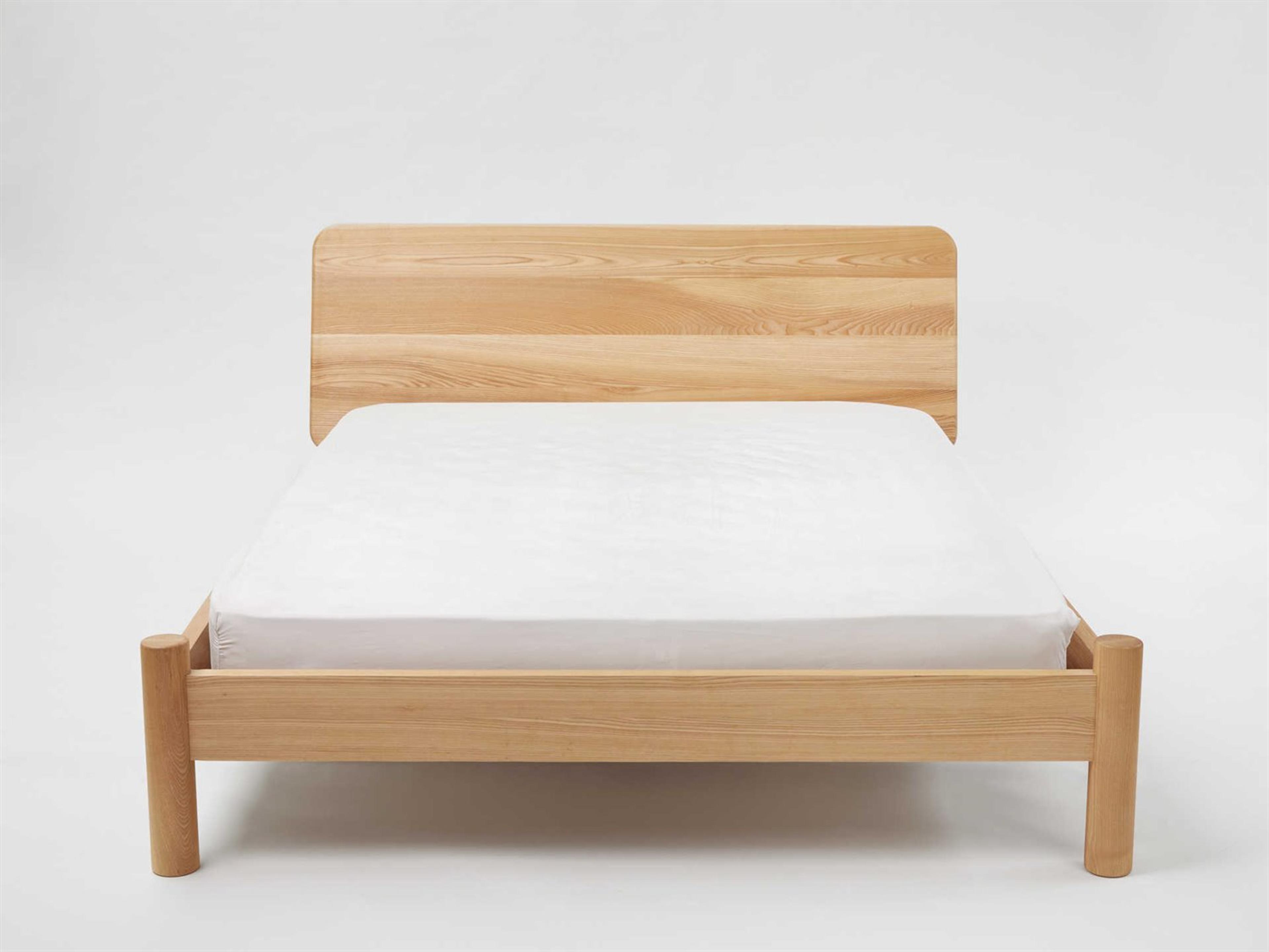 Mash Studios Brown Ash Wood Queen Platform Bed