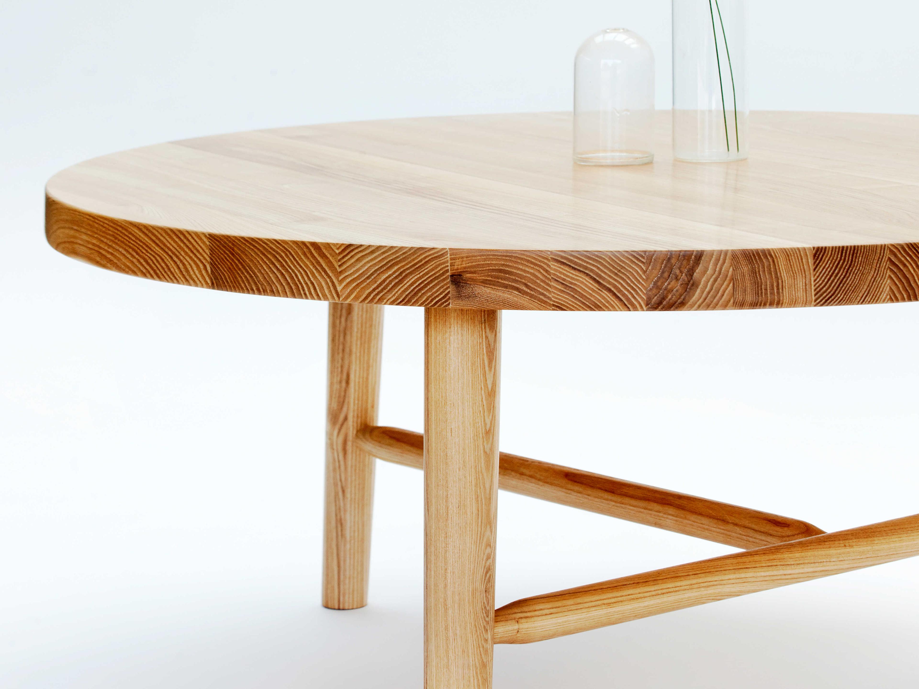Mash Studios Round Wood Coffee Table