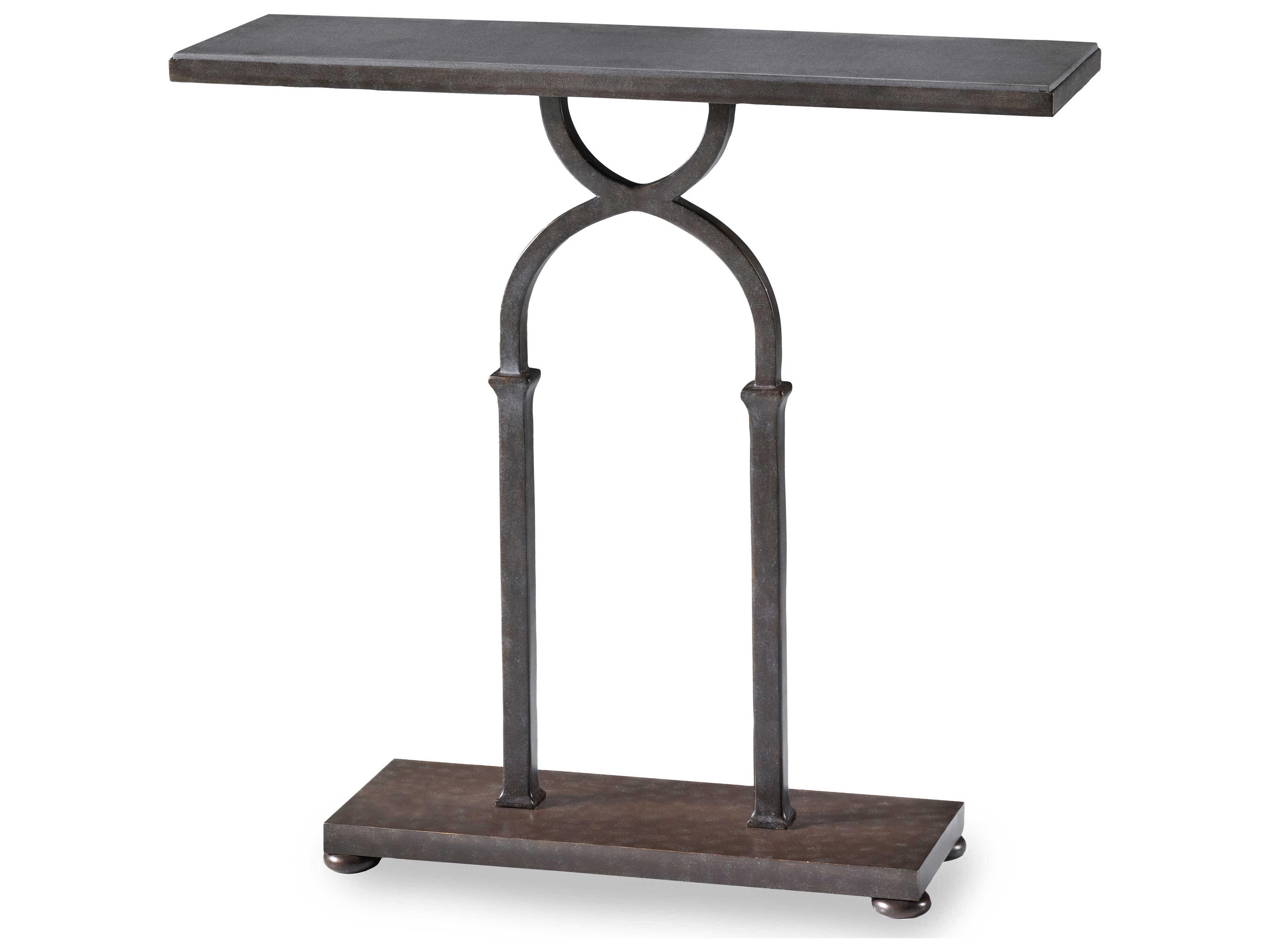 Tack Rectangular Stone Console Table