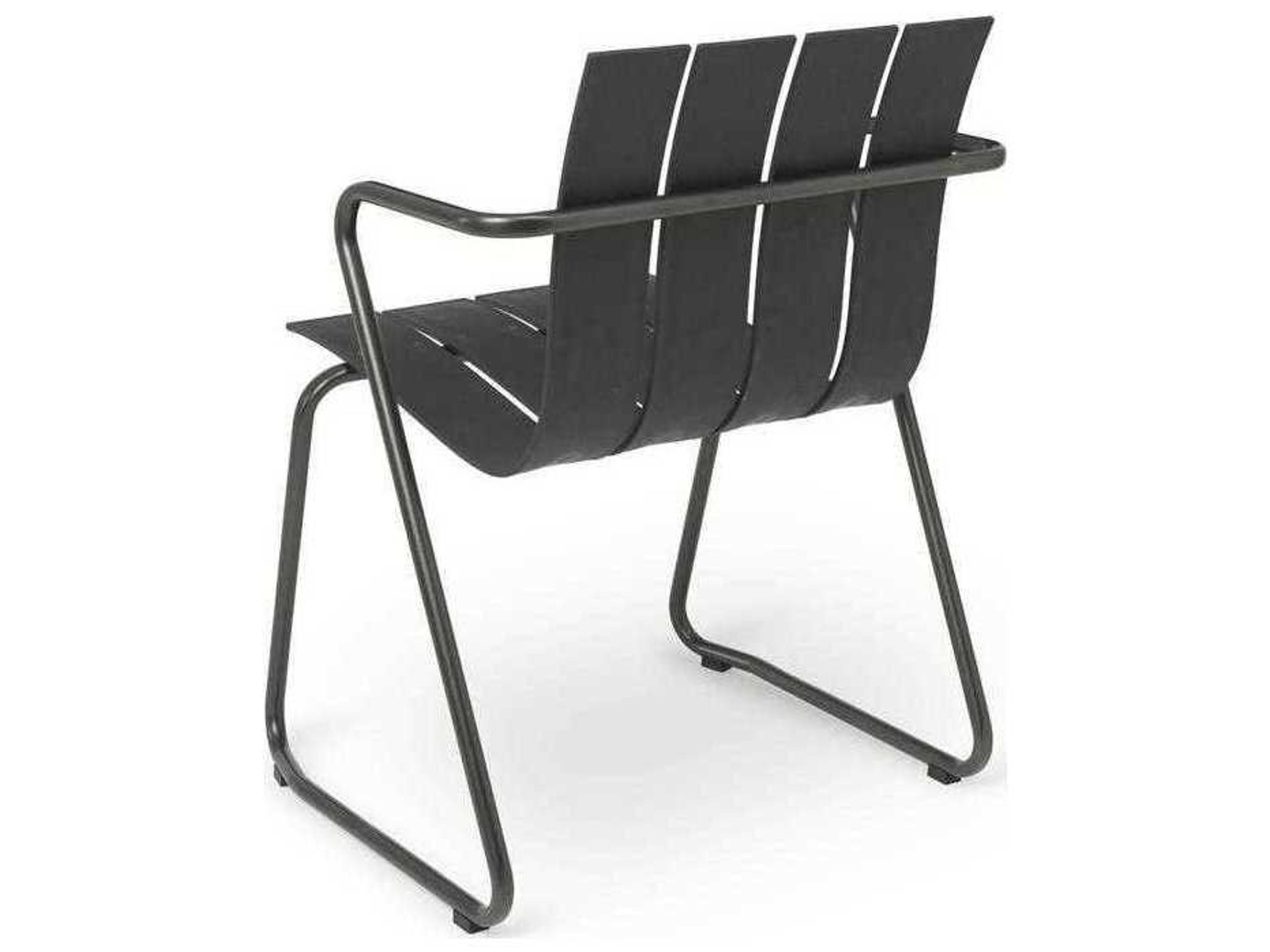 Mater Outdoor Ocean Black Recycled Plastic Lounge Chair