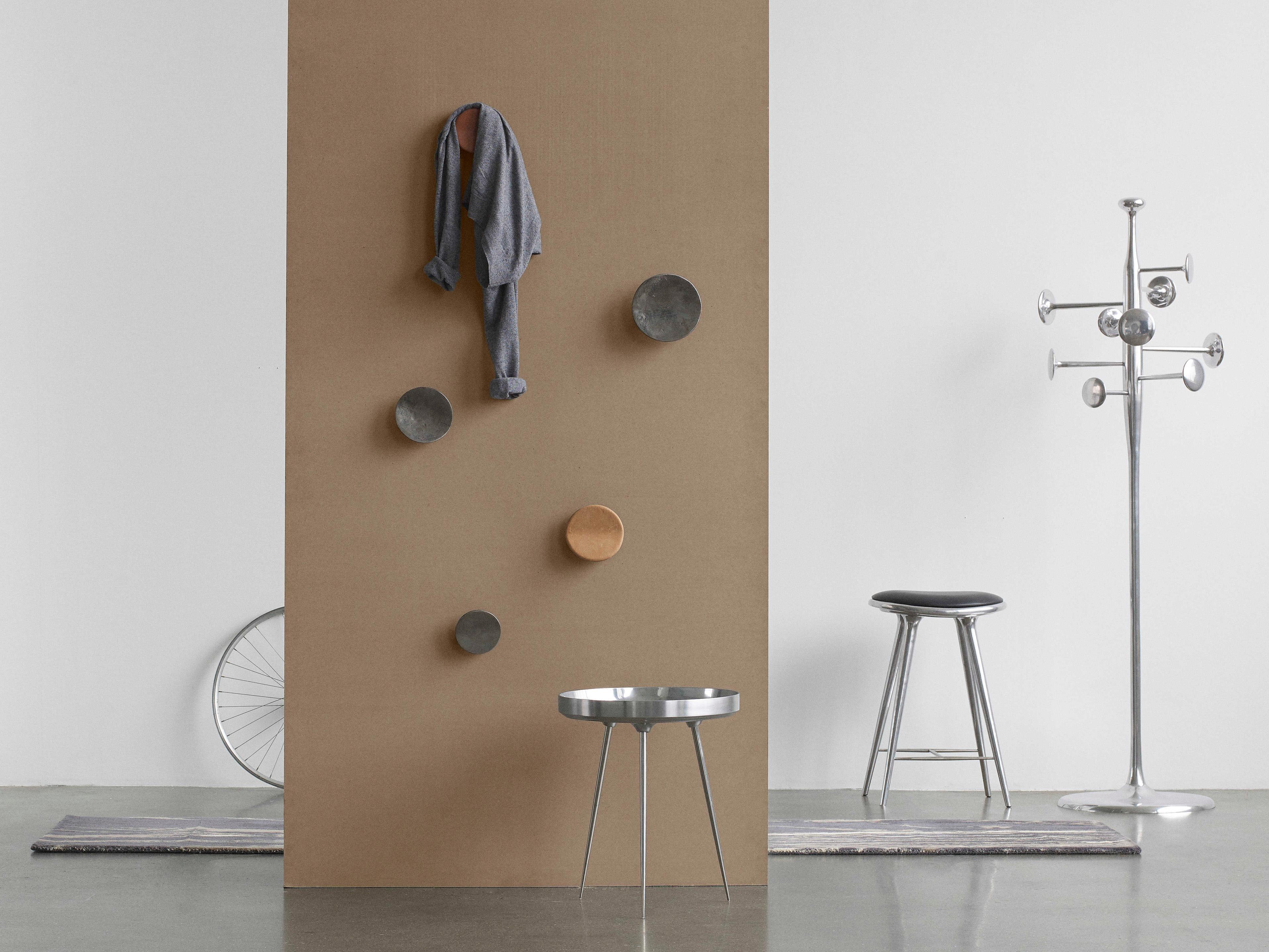 Mater Trumpet Polished Aluminum Coat Rack