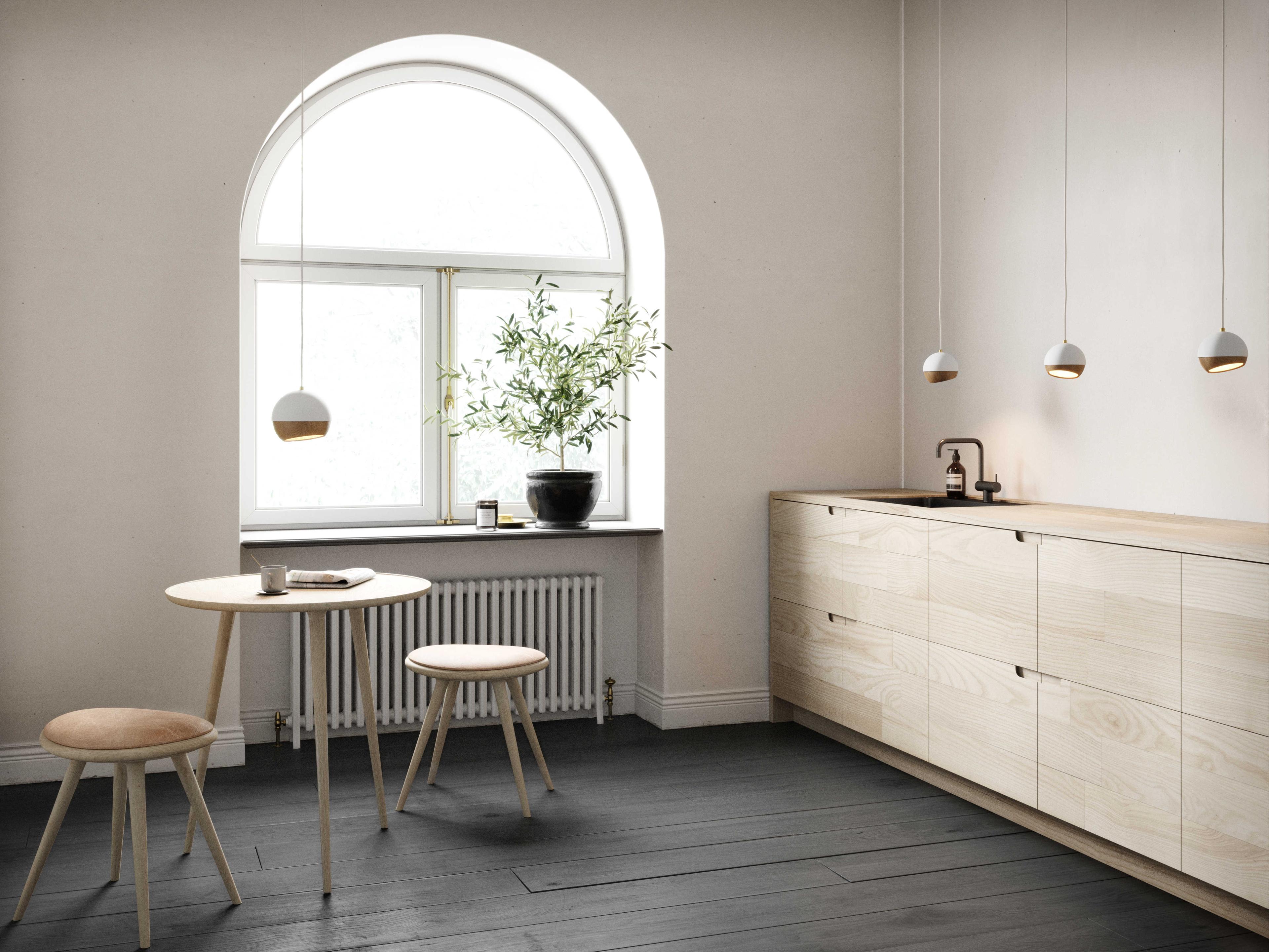 Mater Ray White LED Round Mini Pendant