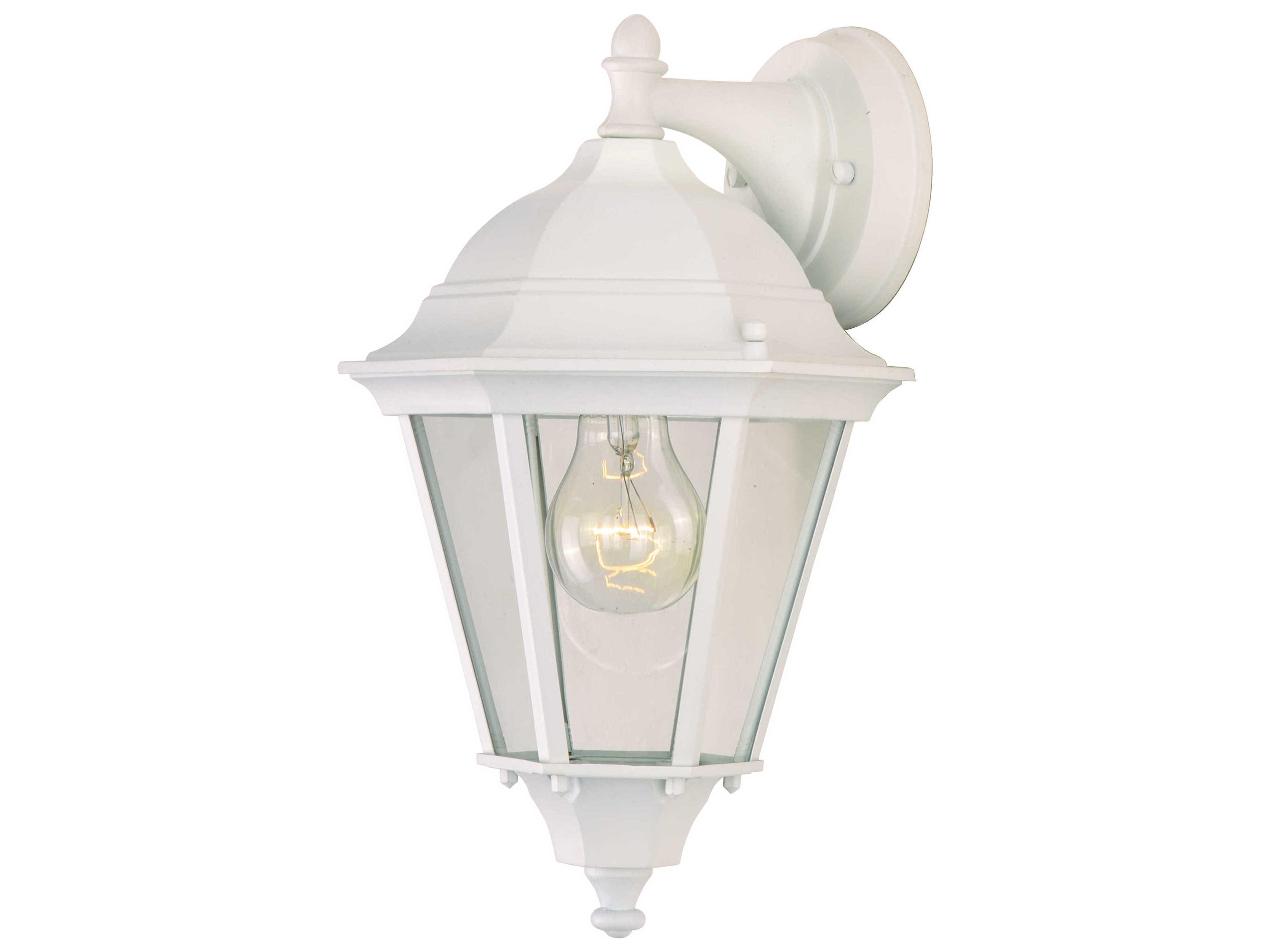 Westlake & Clear Glass Incandescent Outdoor Wall Light
