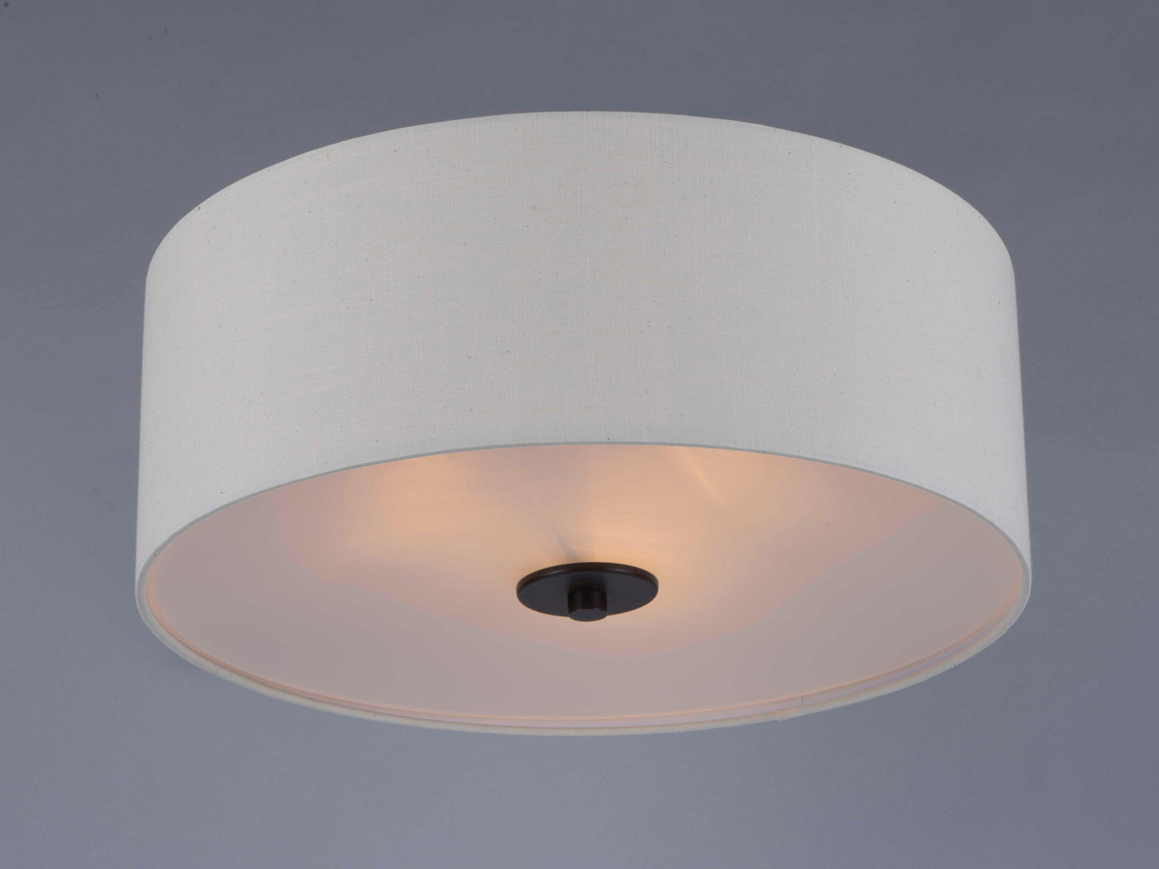 Maxim Lighting Bongo Oil Rubbed Bronze Drum Flush Mount