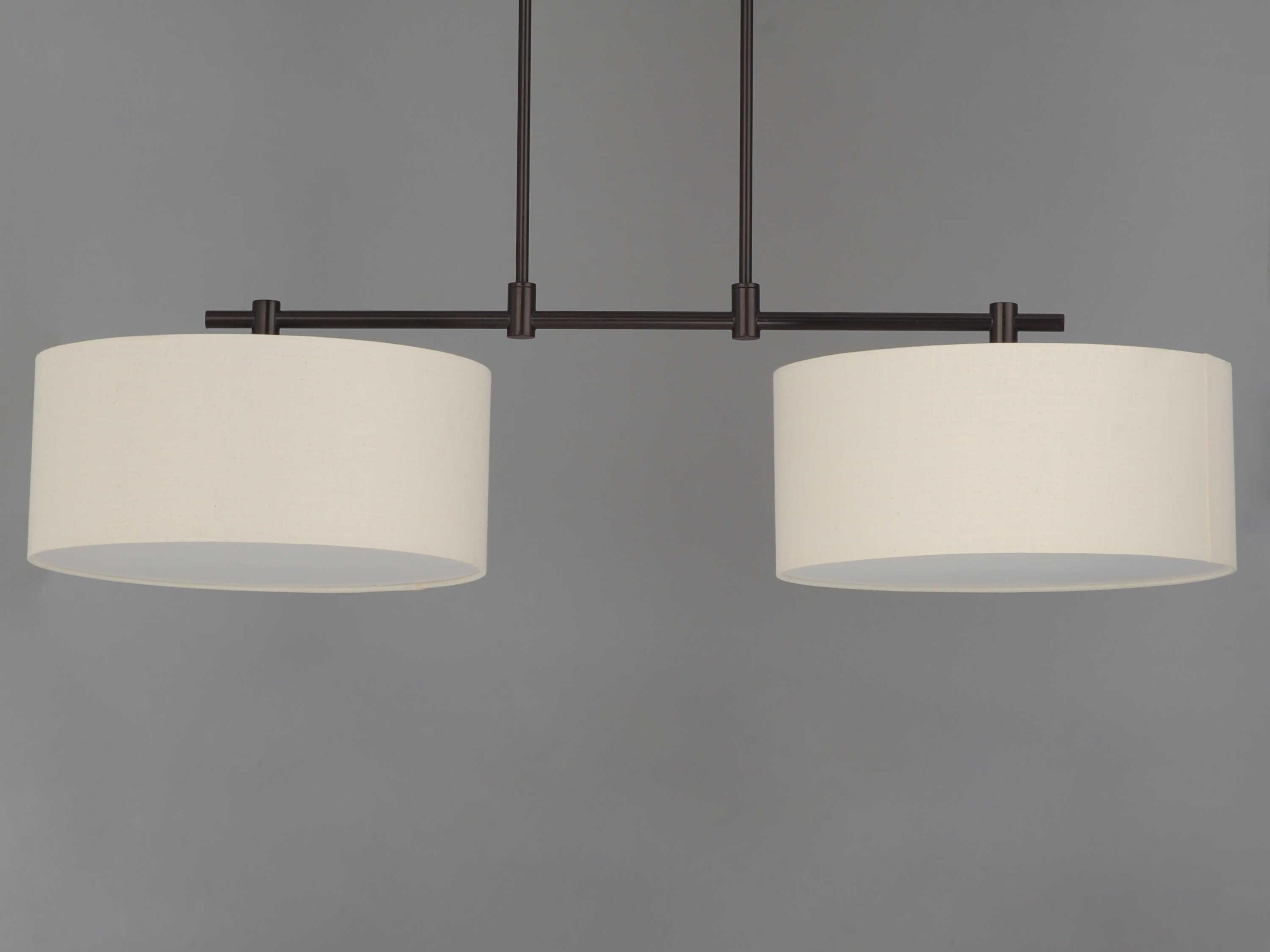 Maxim Lighting Bongo 2-Light Oil Rubbed Bronze Drum Island Pendant