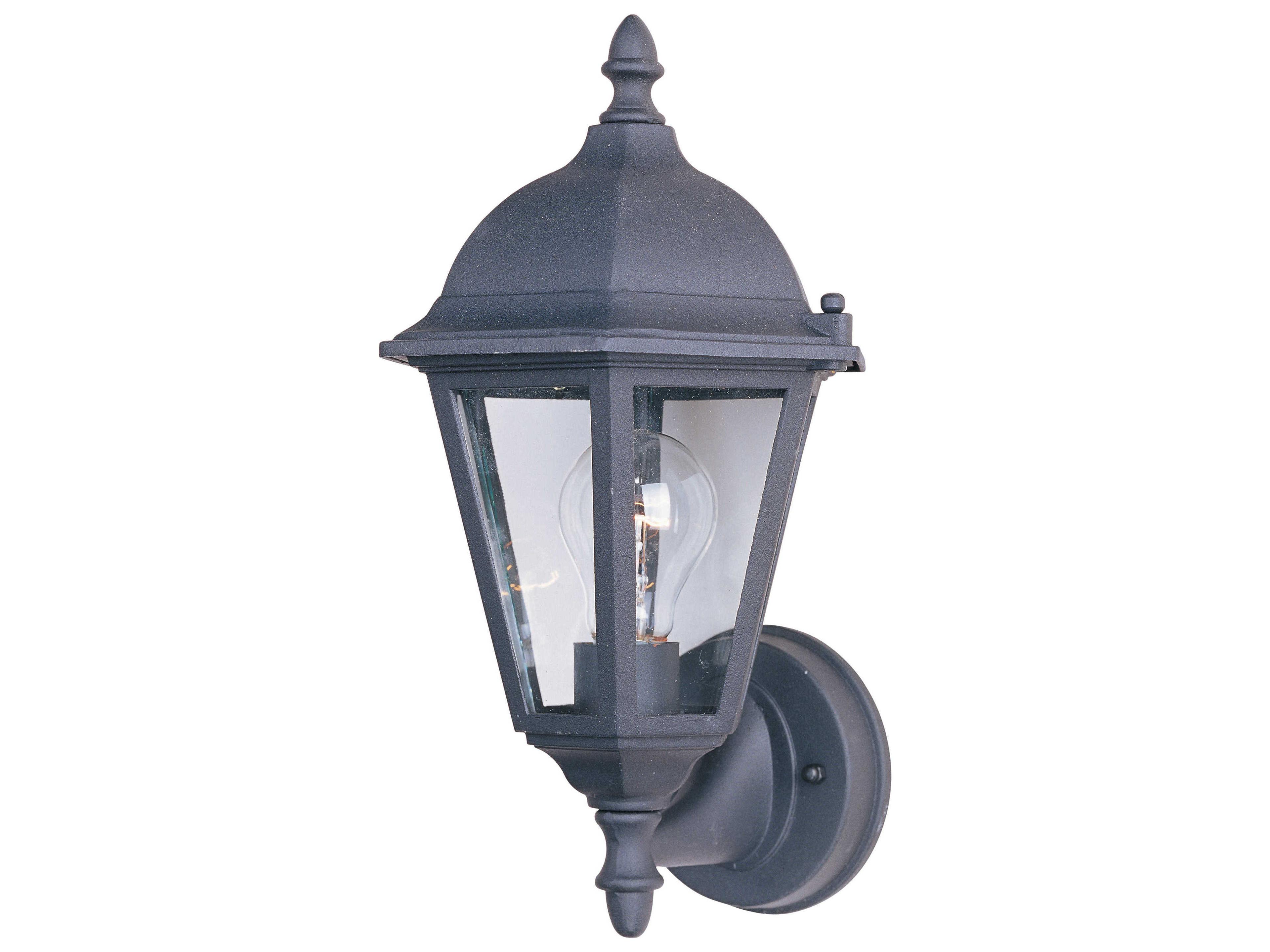 Westlake & Clear Glass Incandescent Outdoor Wall Light
