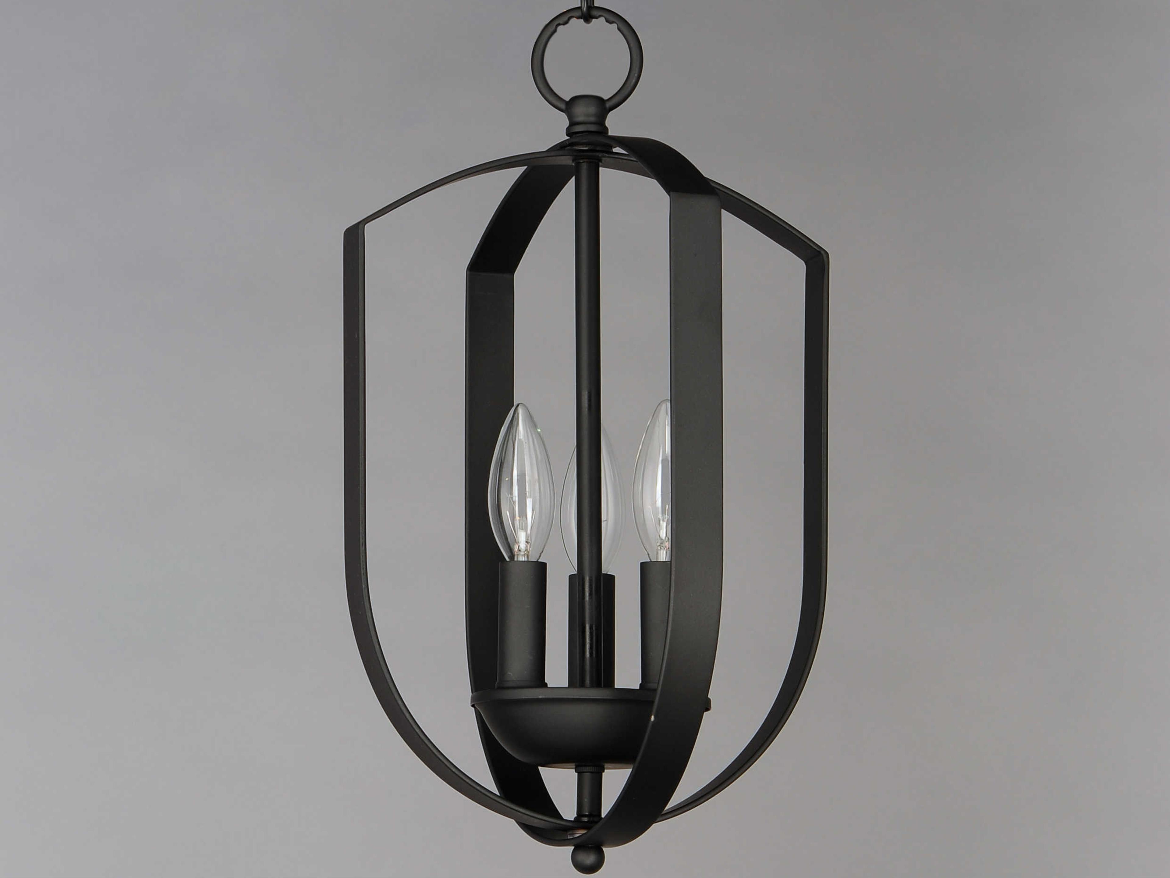Maxim Lighting Provident 3-Light Black Candelabra Chandelier