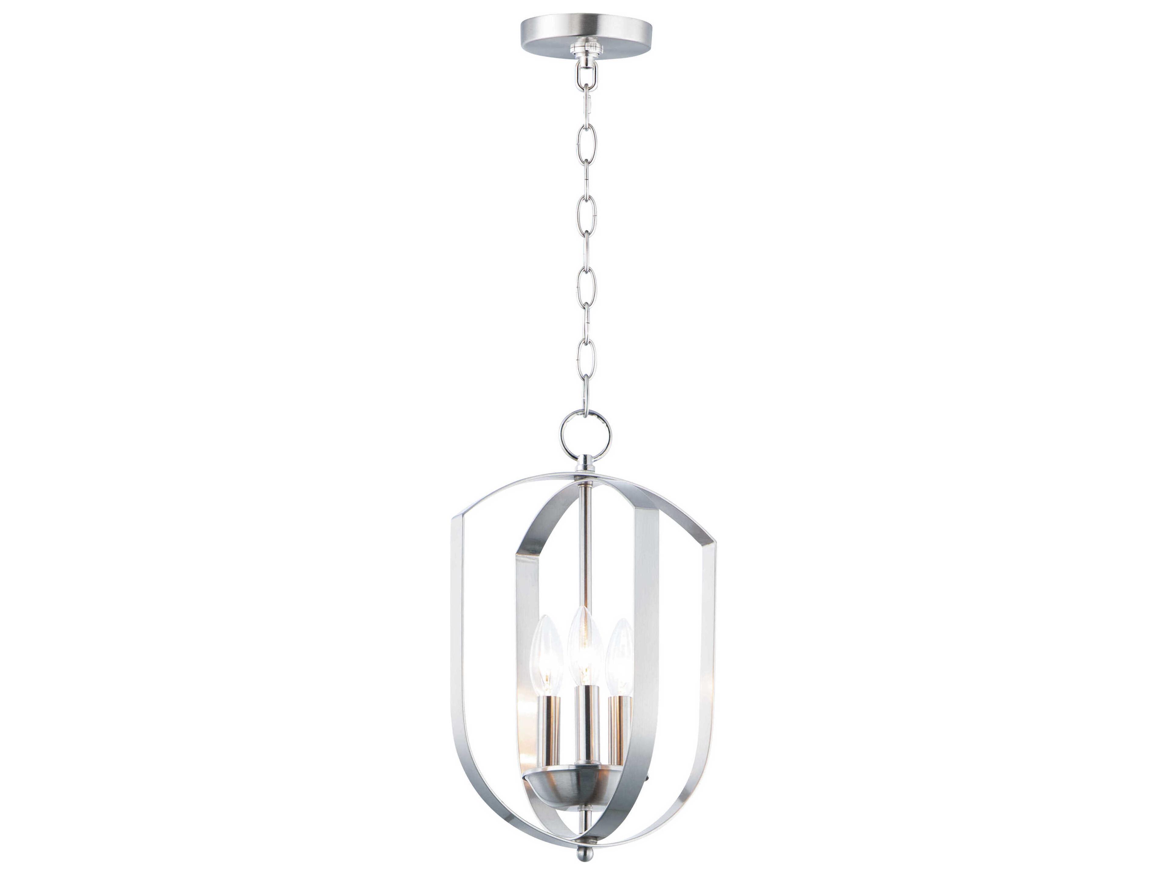Provident 3-Light Satin Nickel Chandelier