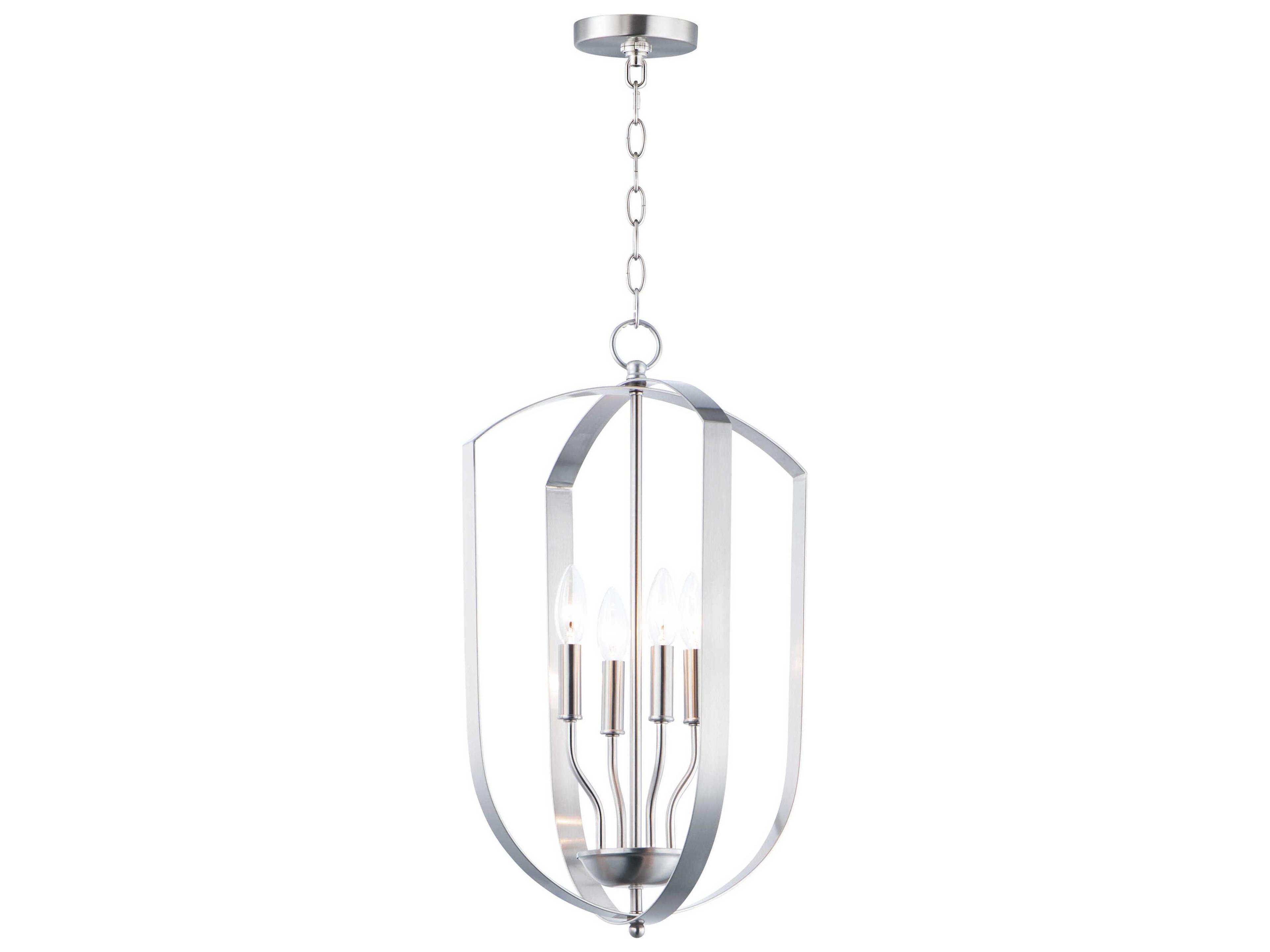 Provident 4-Light Satin Nickel Chandelier