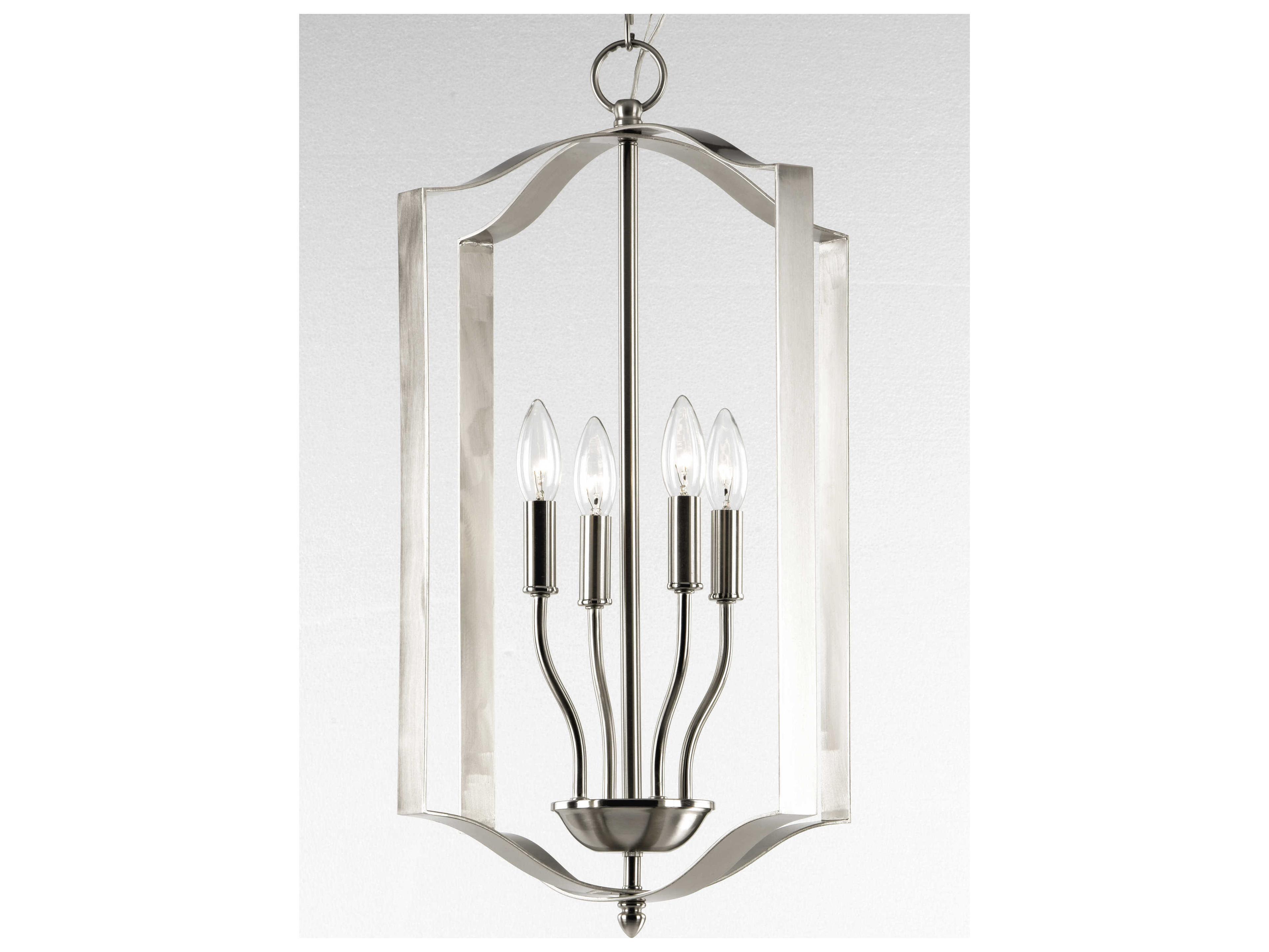 Maxim Lighting Provident 4-Light Satin Nickel Candelabra Chandelier