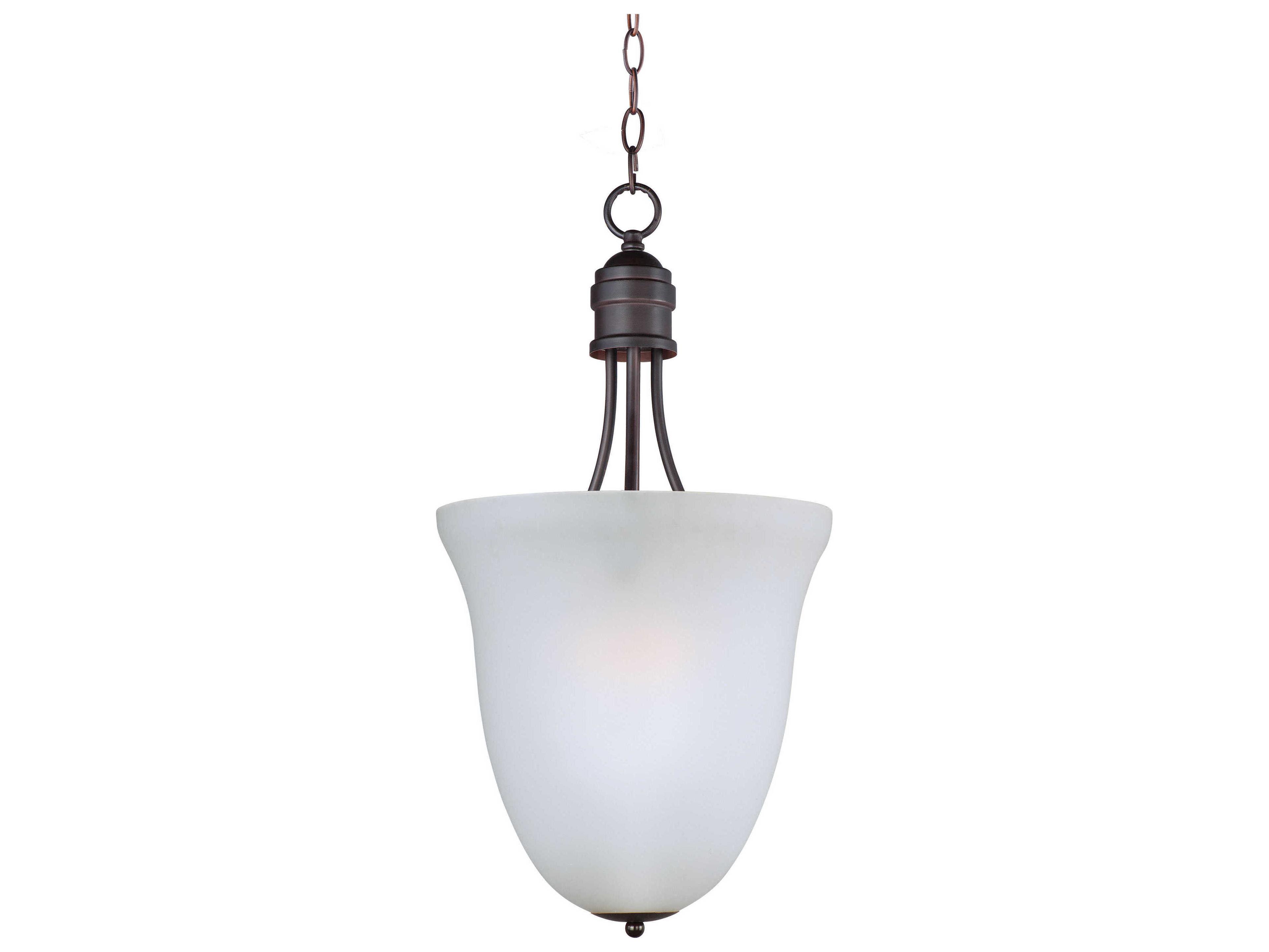 Logan 3-Light Oil Rubbed Bronze Glass Bell Pendant