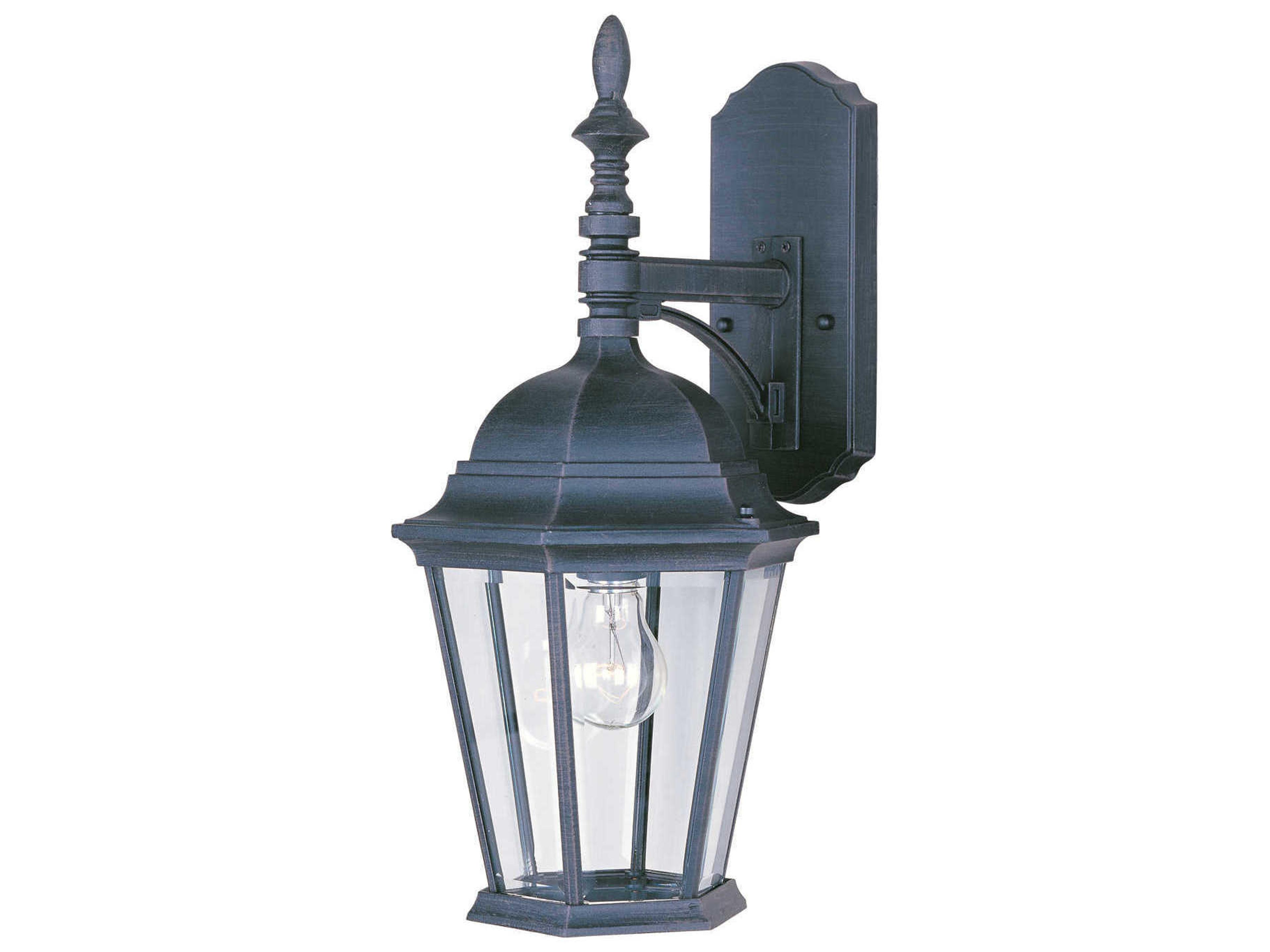 Westlake & Clear Glass Incandescent Outdoor Wall Light